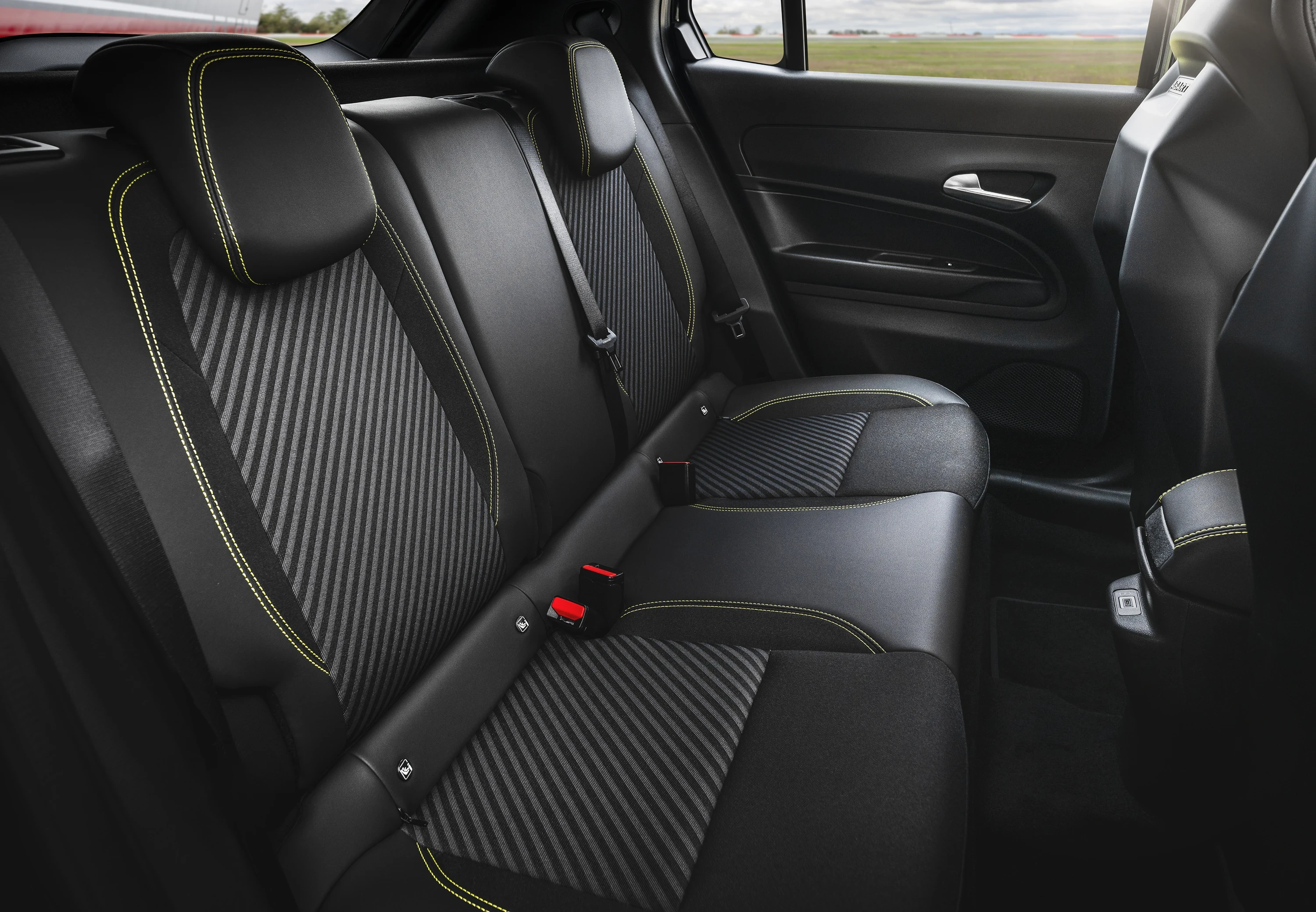 Abarth 600e Turismo secondrowseats view
