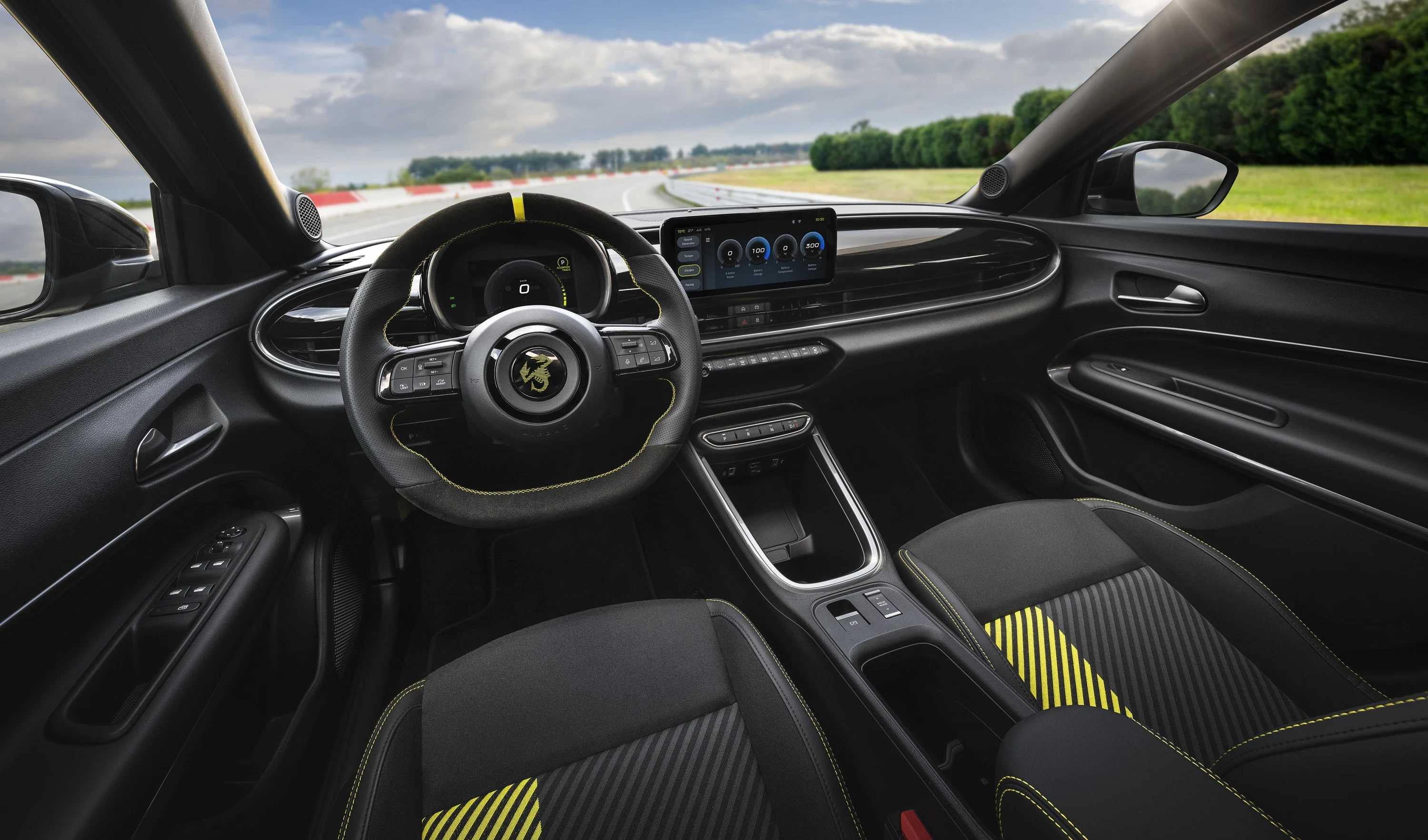 Abarth 600e Turismo interior view