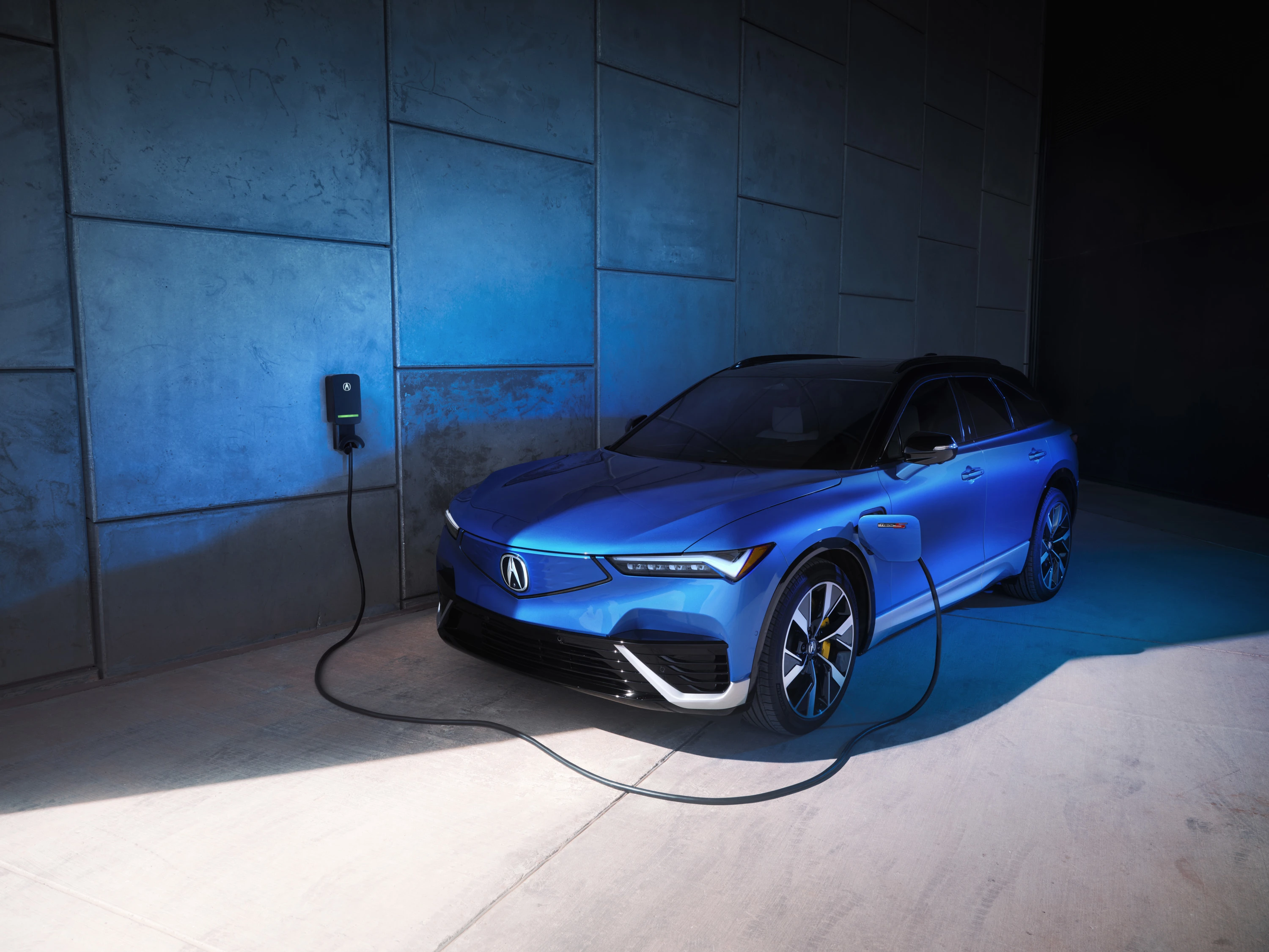 Acura ZDX A-Spec AWD charging view