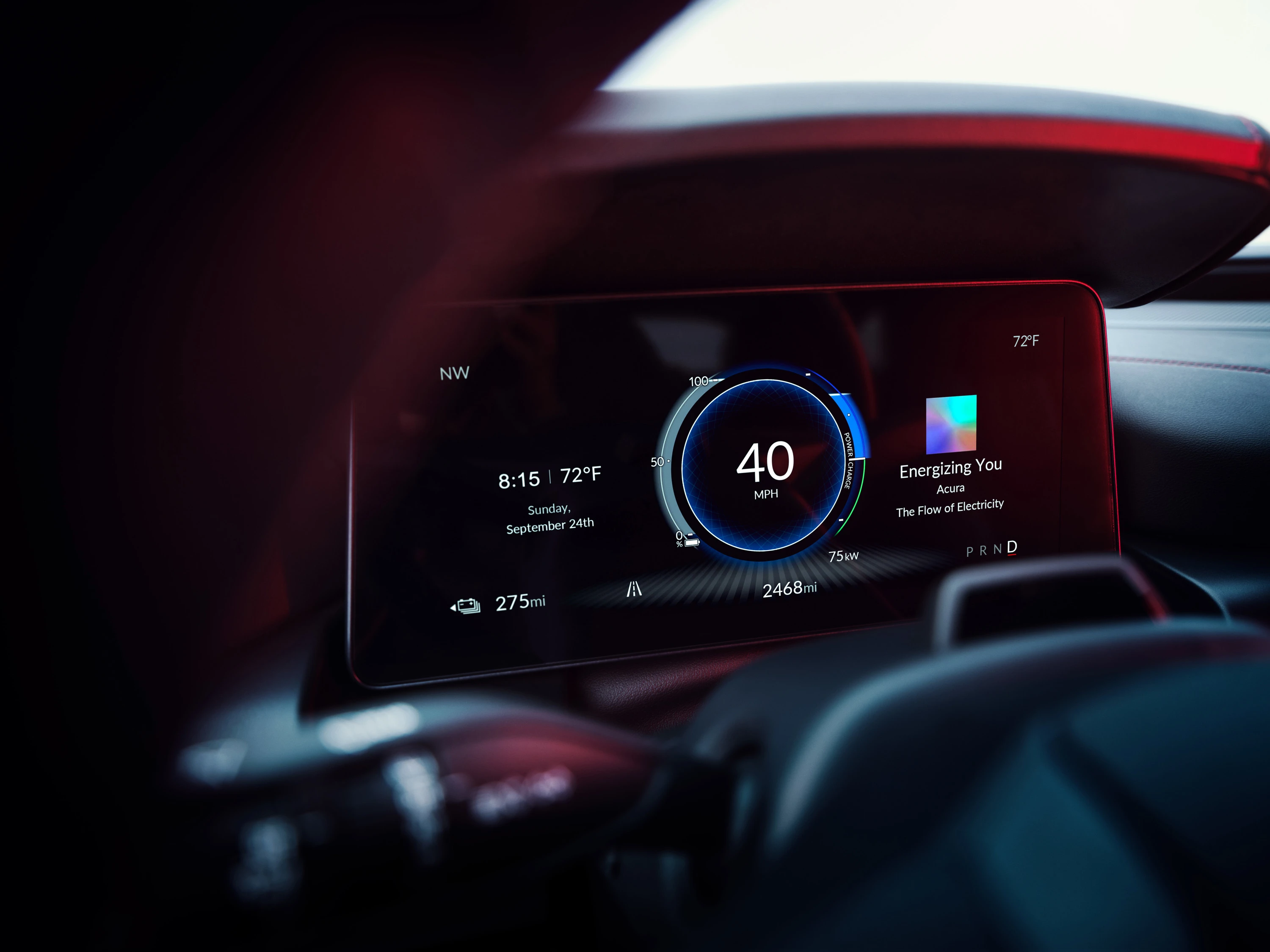 Acura ZDX A-Spec AWD screens view