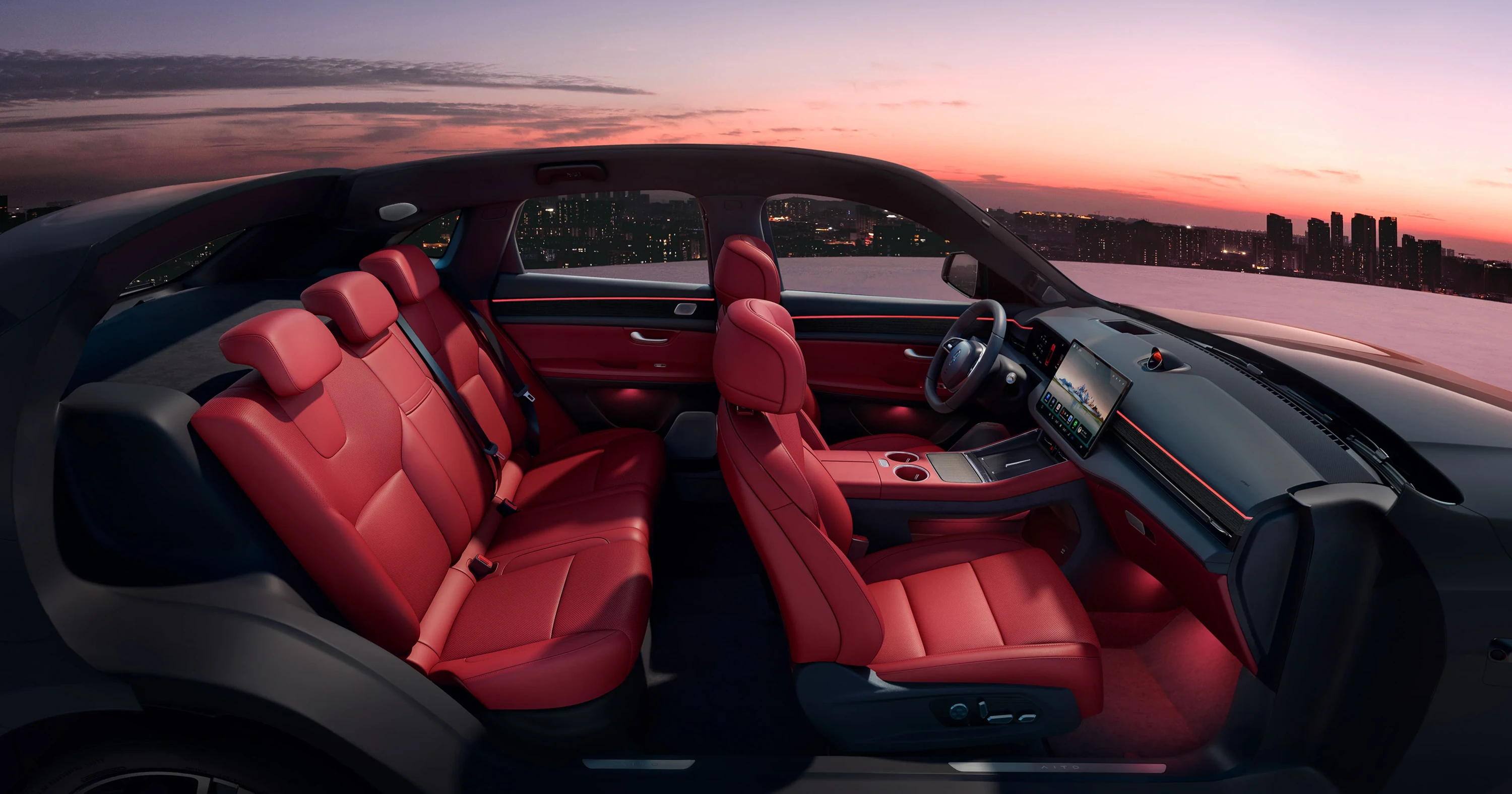 AITO M5 RWD interior view