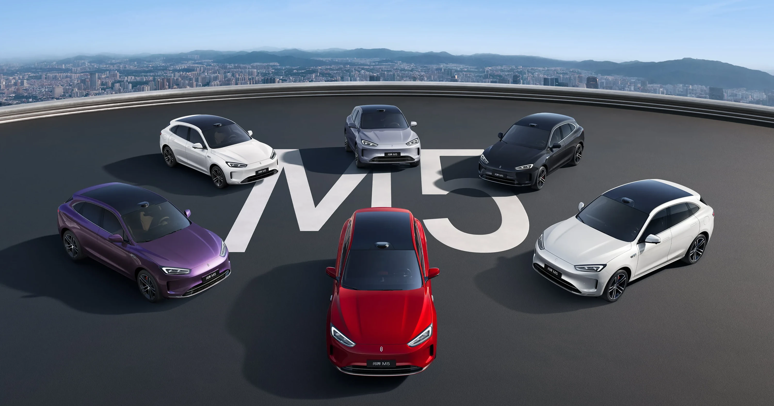 AITO M5 RWD exterior view