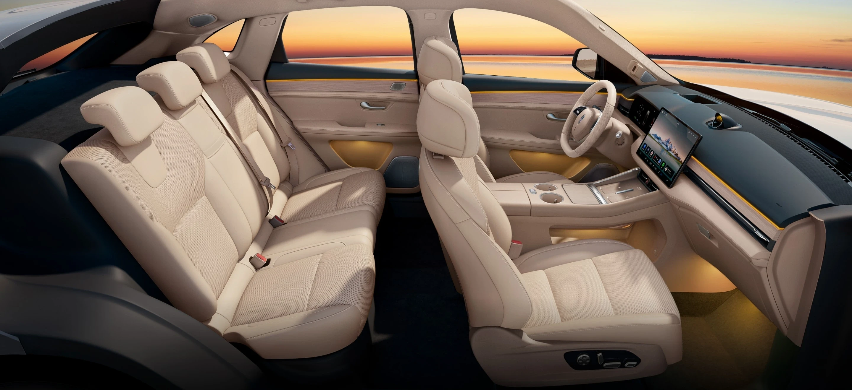 AITO M5 RWD interior view