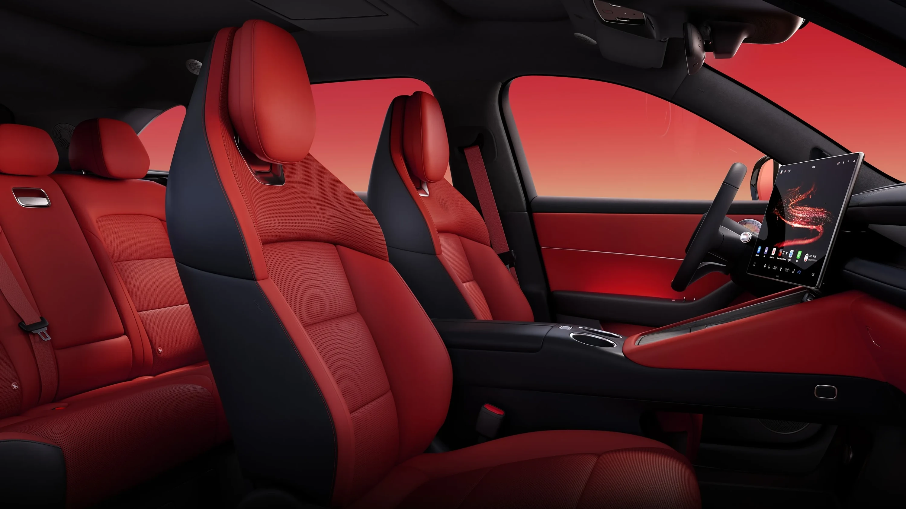 AITO M6 AWD frontseats view