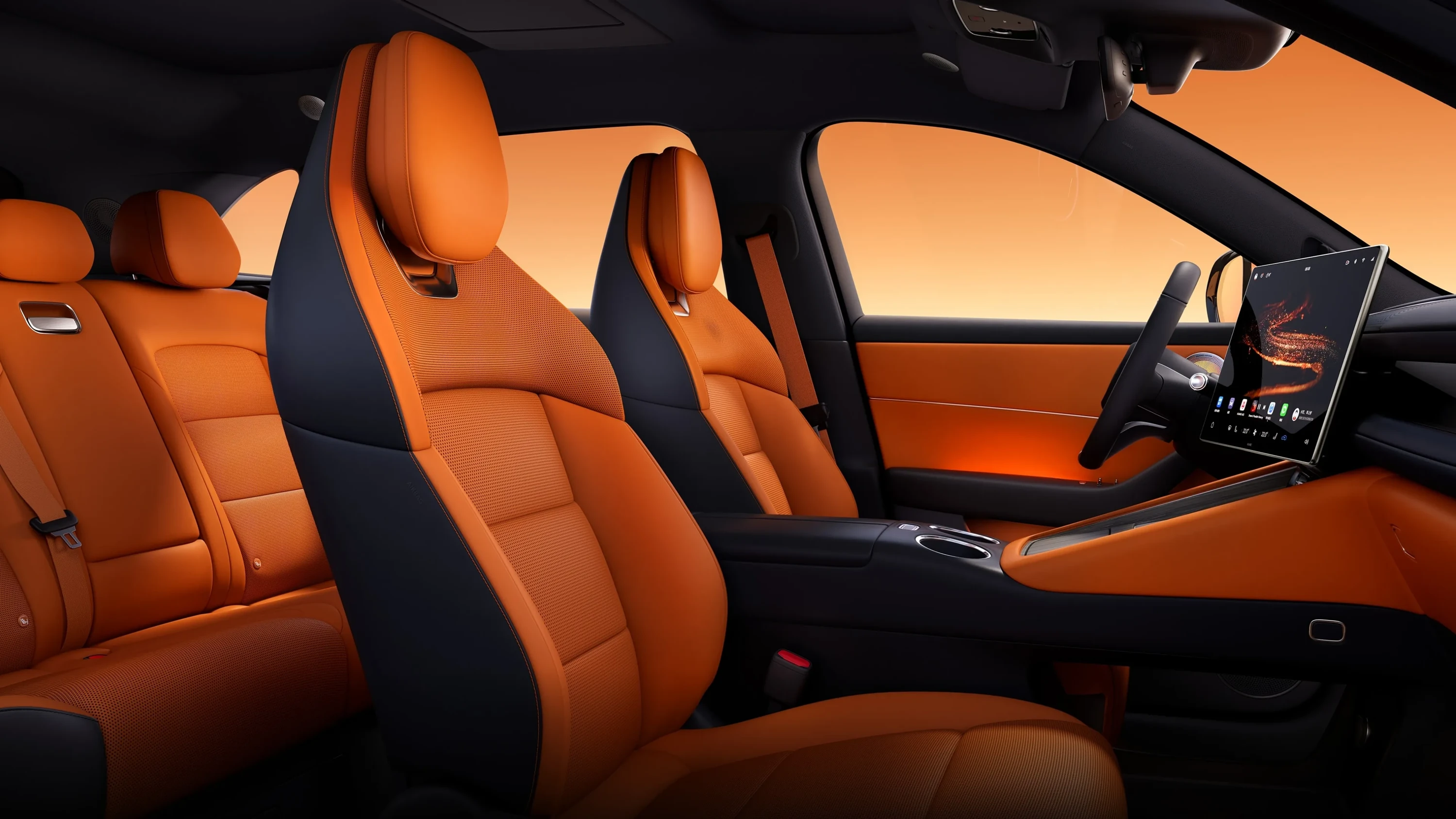 AITO M6 RWD frontseats view