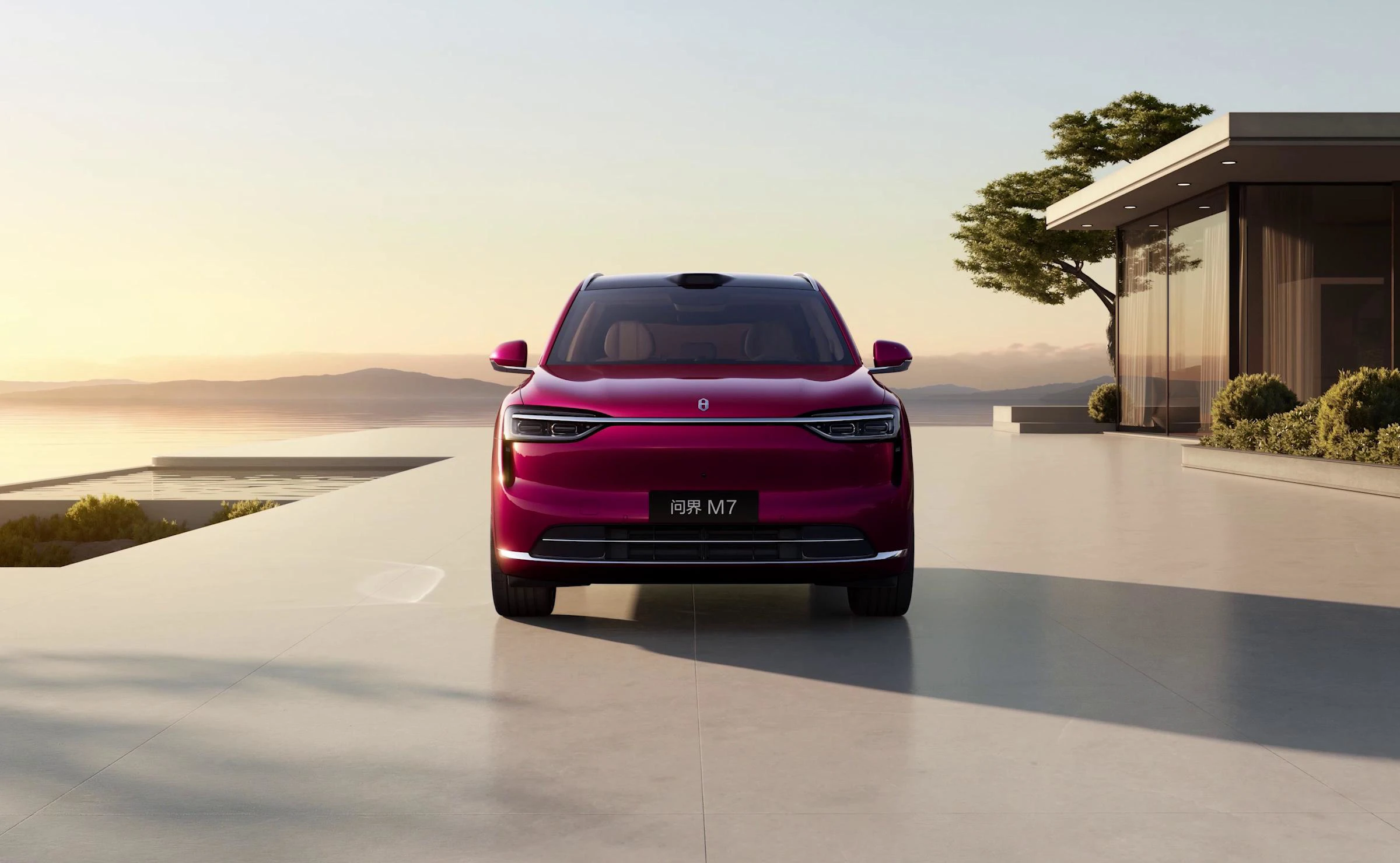 AITO M7 RWD exterior view
