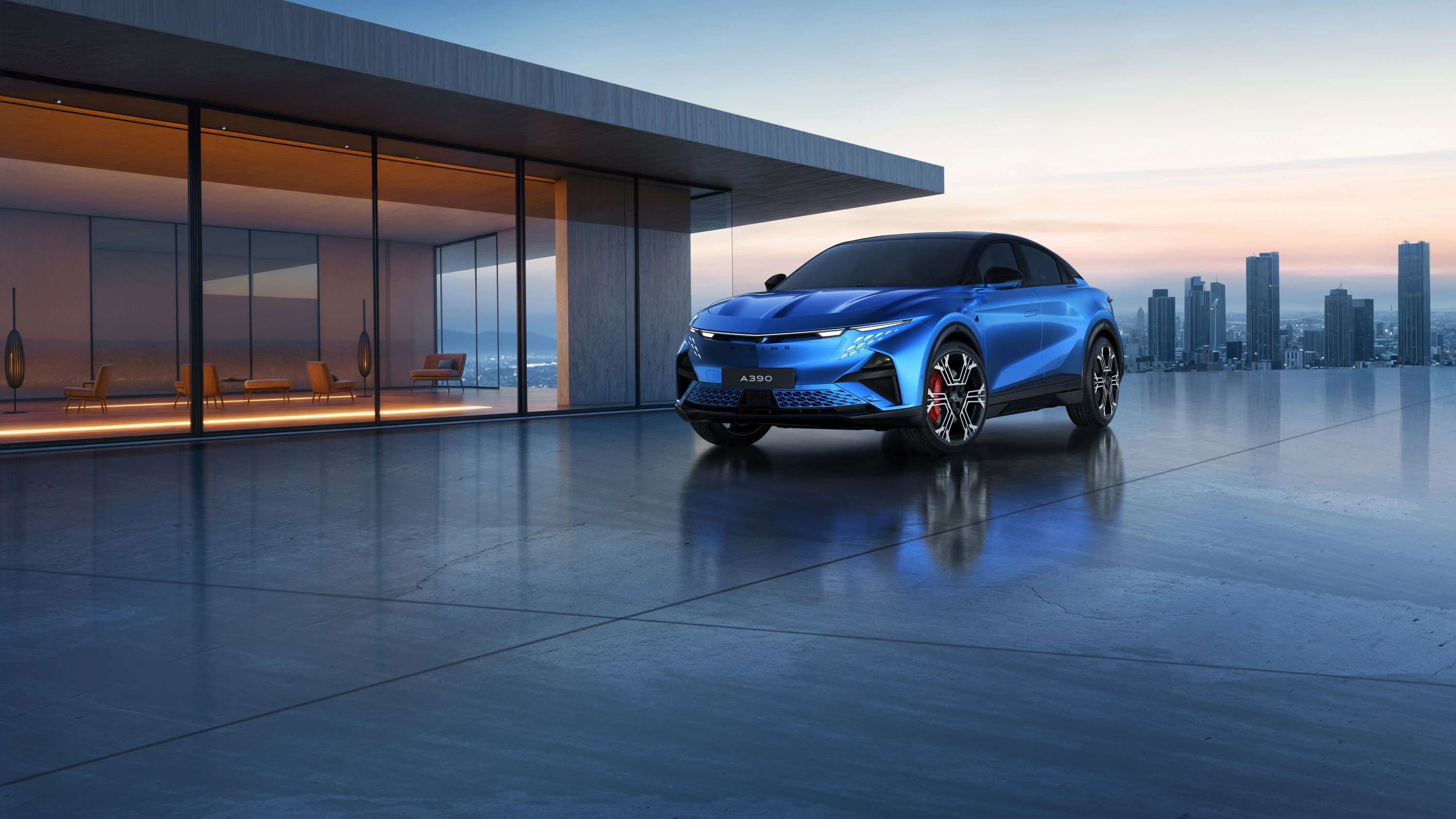 Alpine A390 GT exterior view