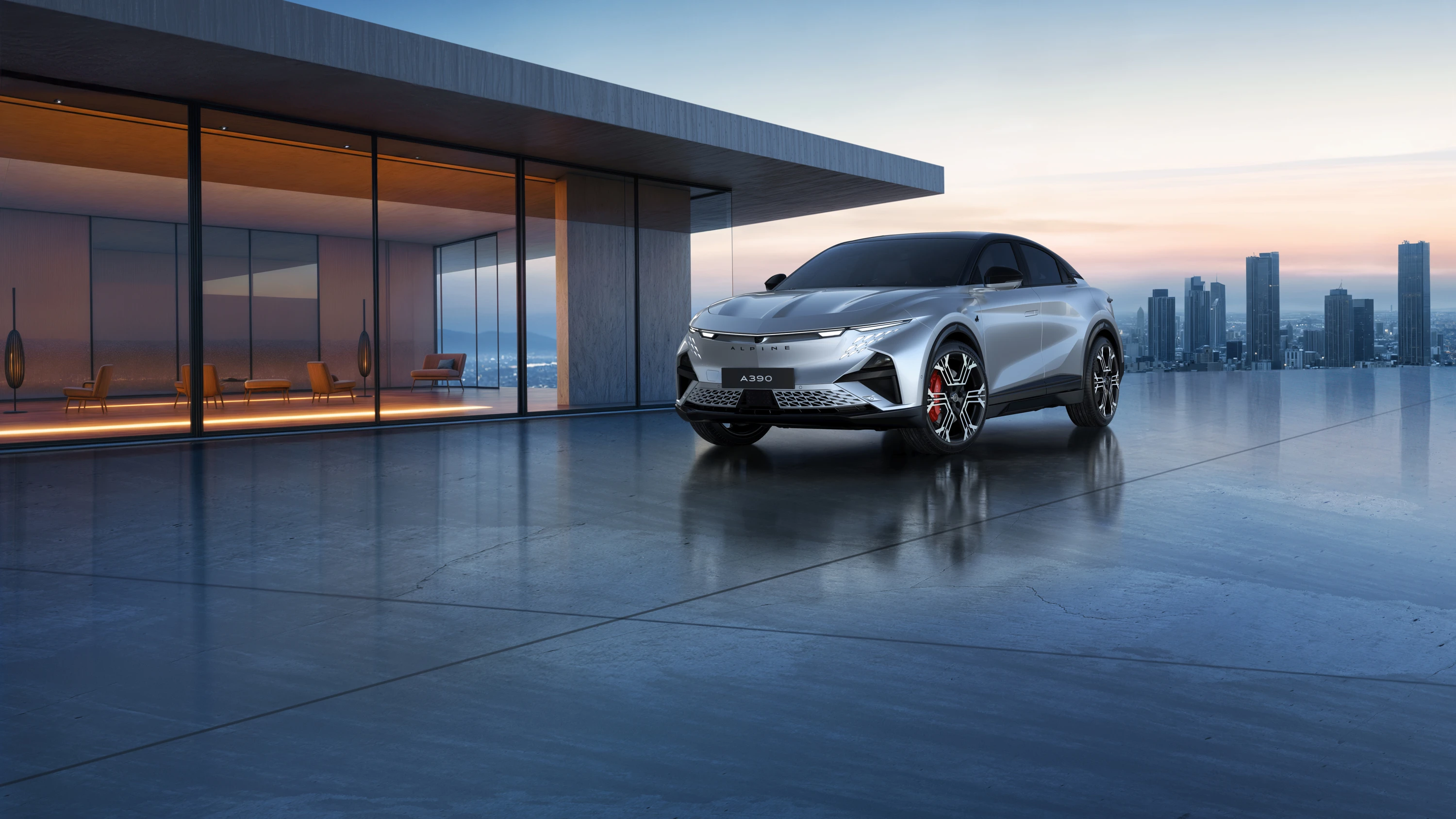 Alpine A390 GT exterior view