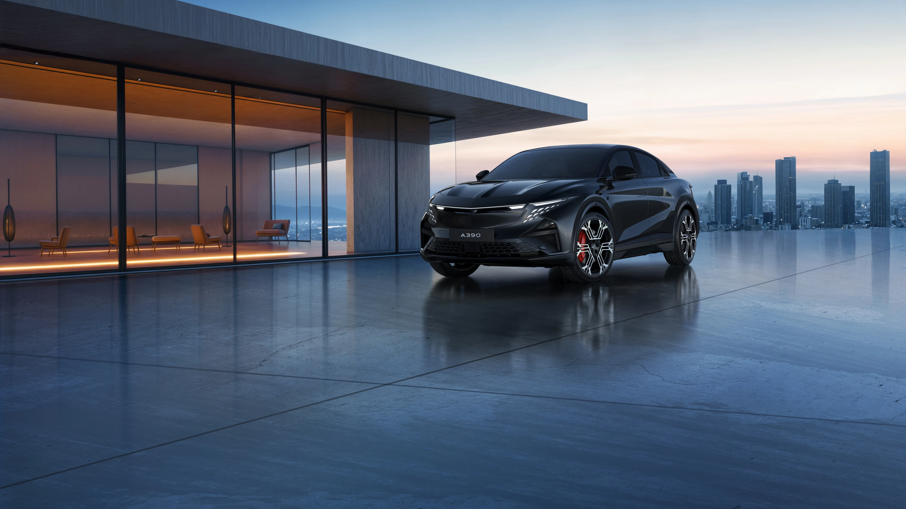 Alpine A390 GTS exterior view