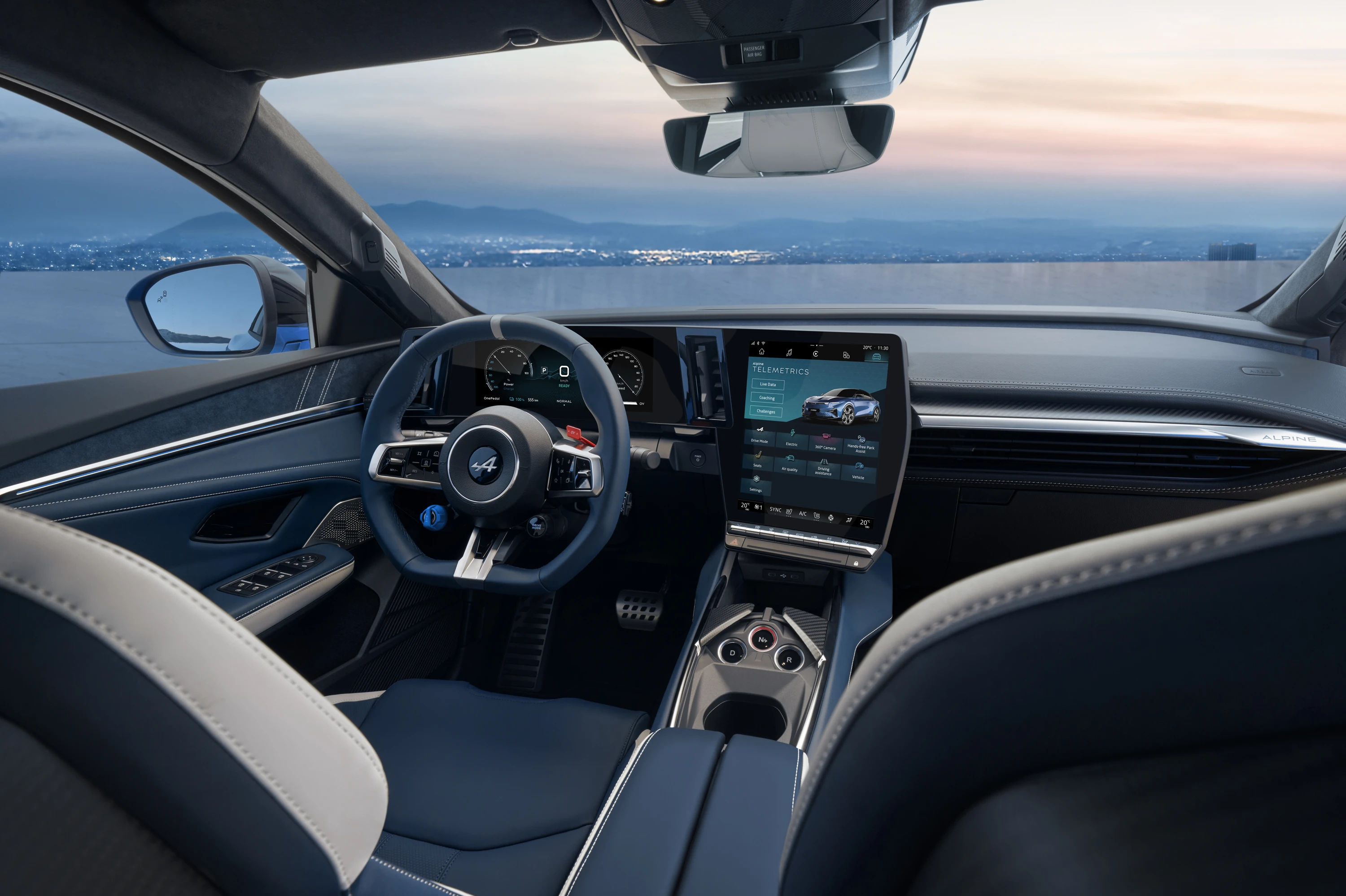Alpine A390 GTS interior view