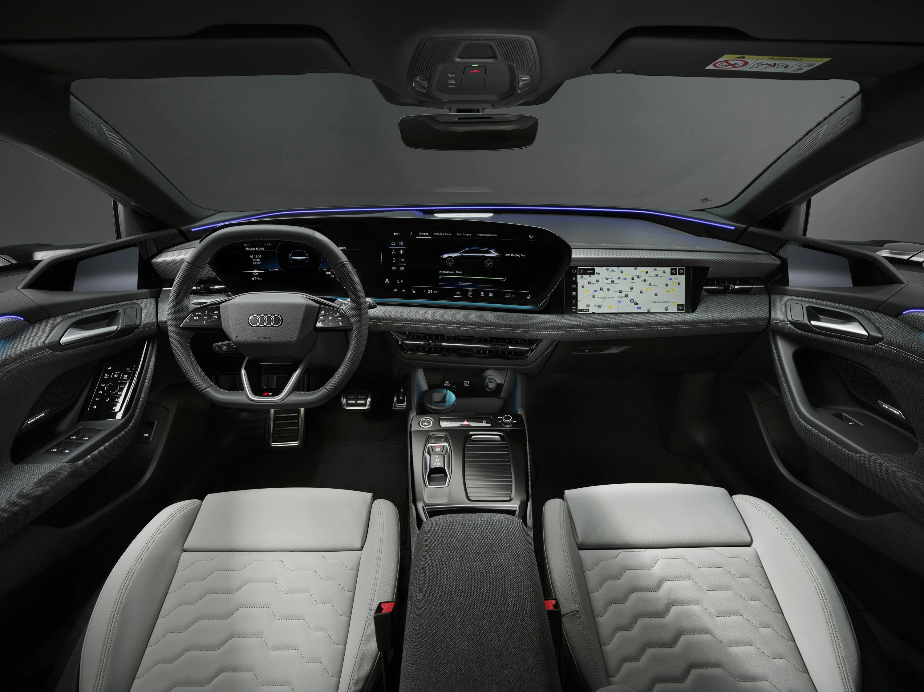 Audi A6 Avant e-tron performance interior view