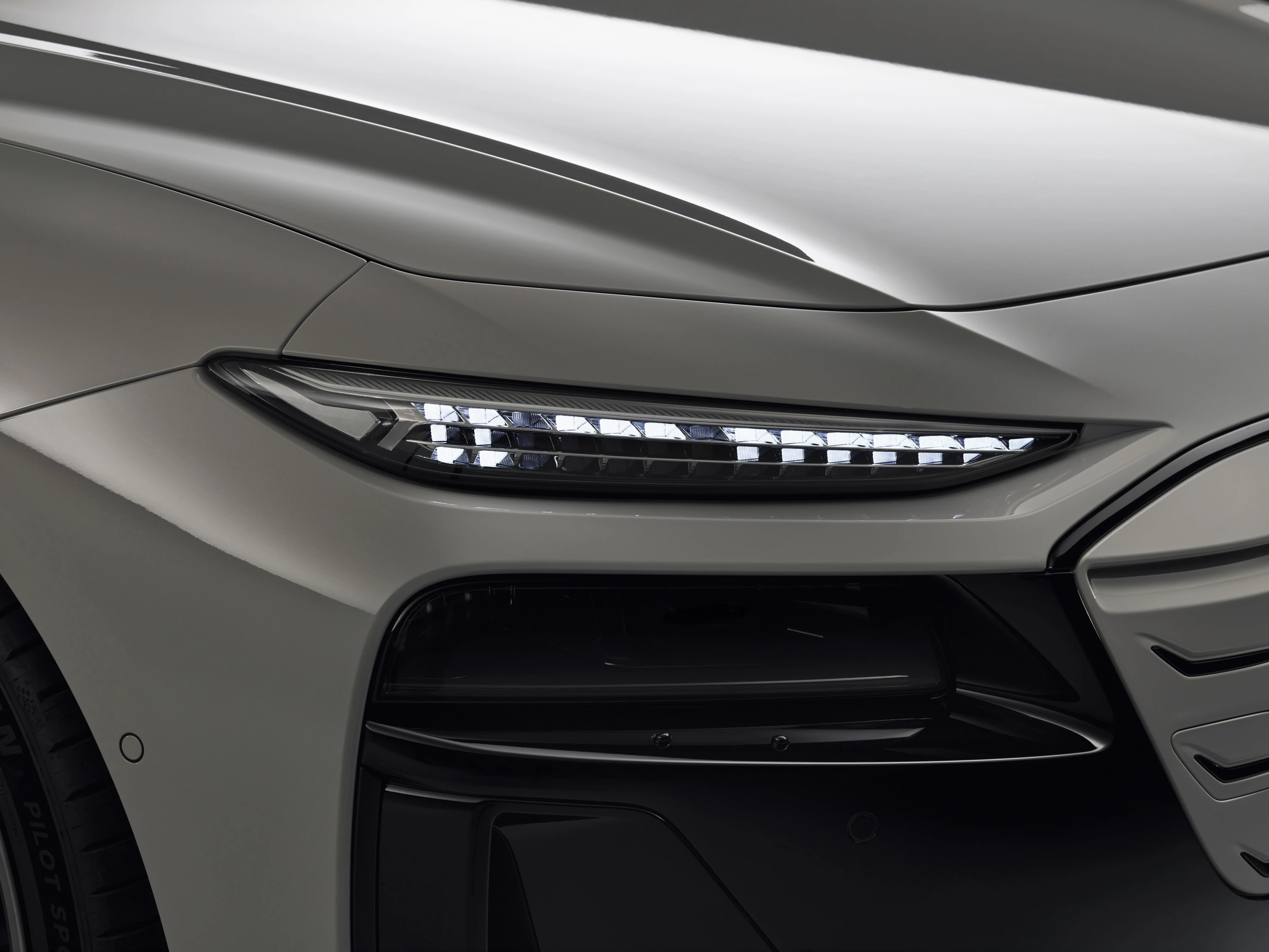 Audi A6 Sportback e-tron headlights view