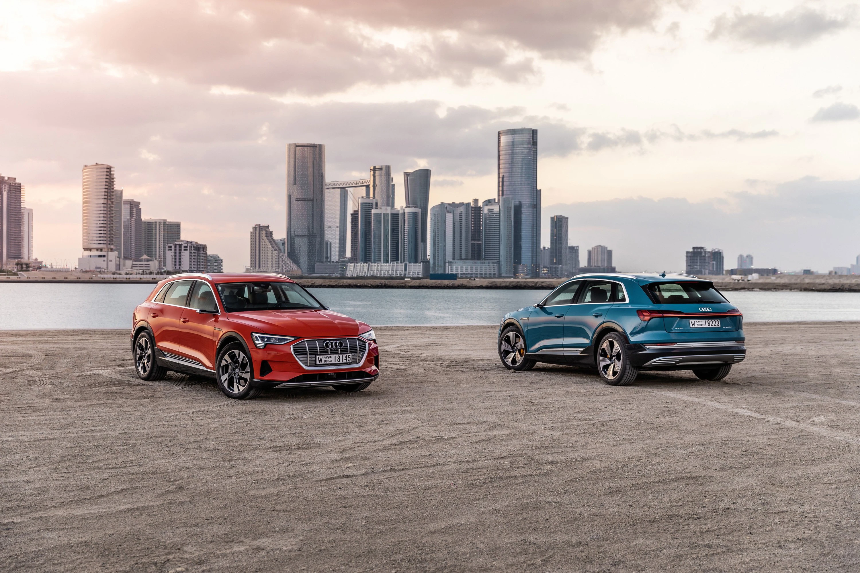 Audi e-tron 50 exterior view