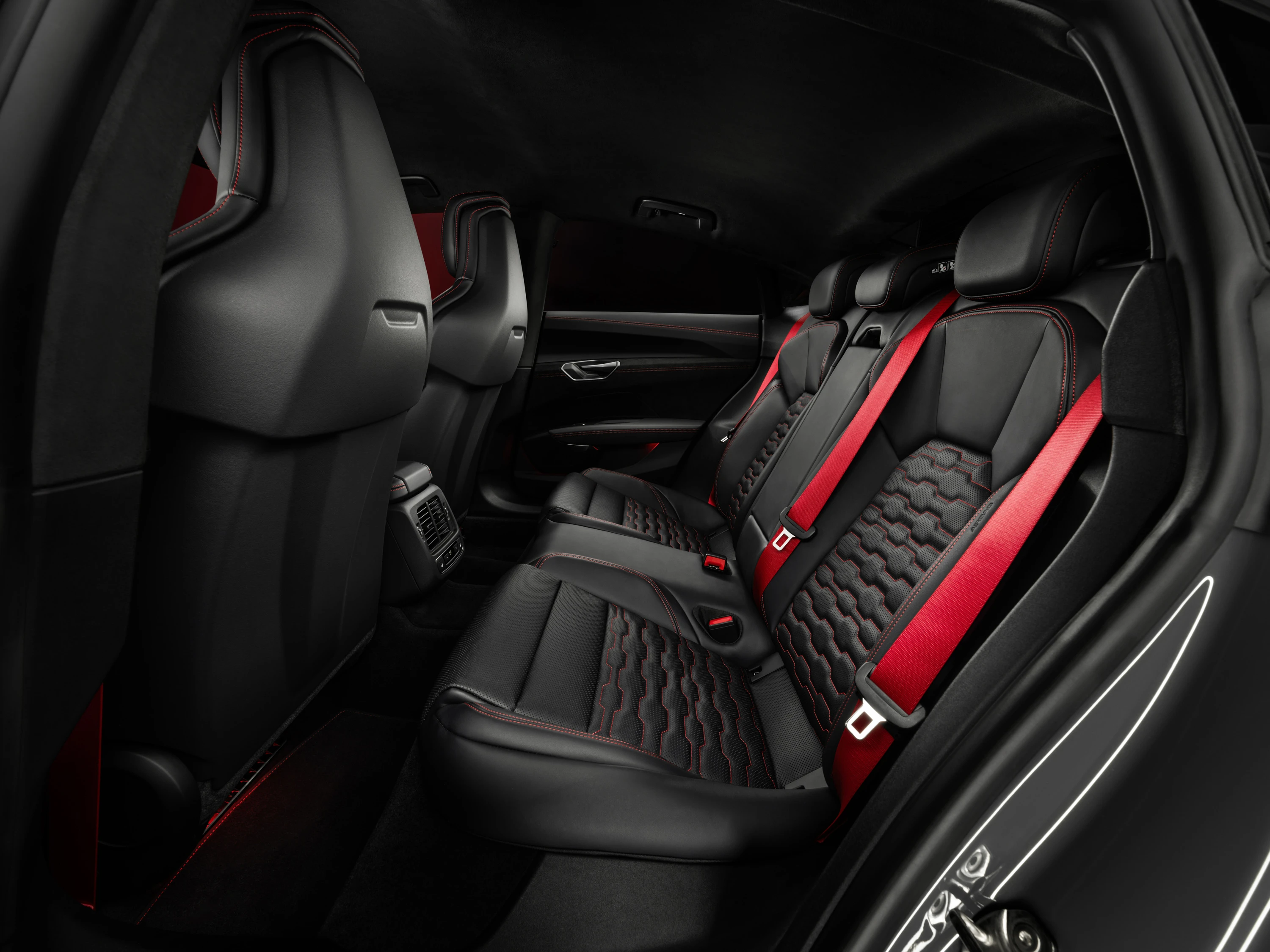 Audi RS e-tron GT performance secondrowseats view