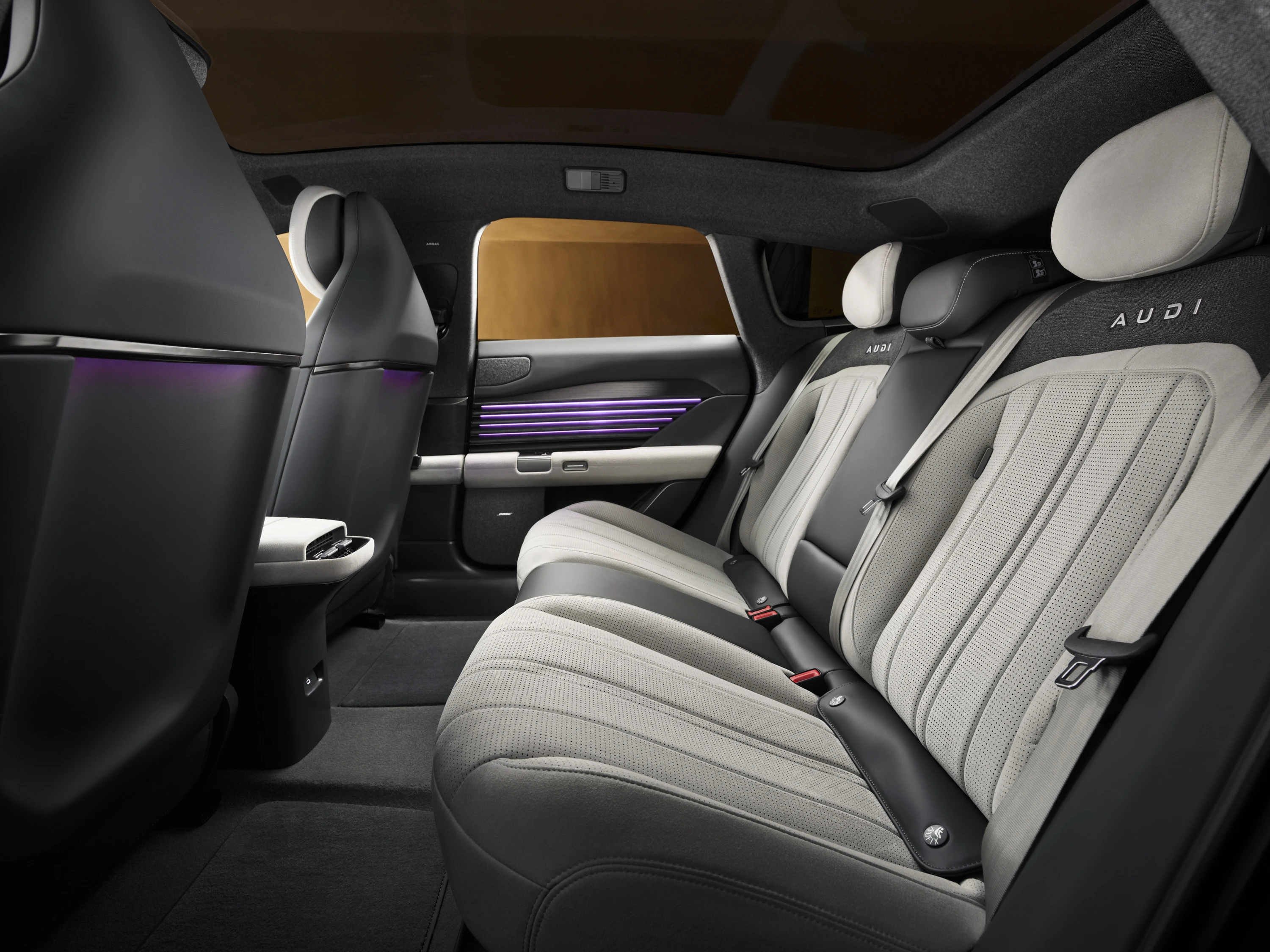 Audi E5 Sportback Pioneer secondrowseats view