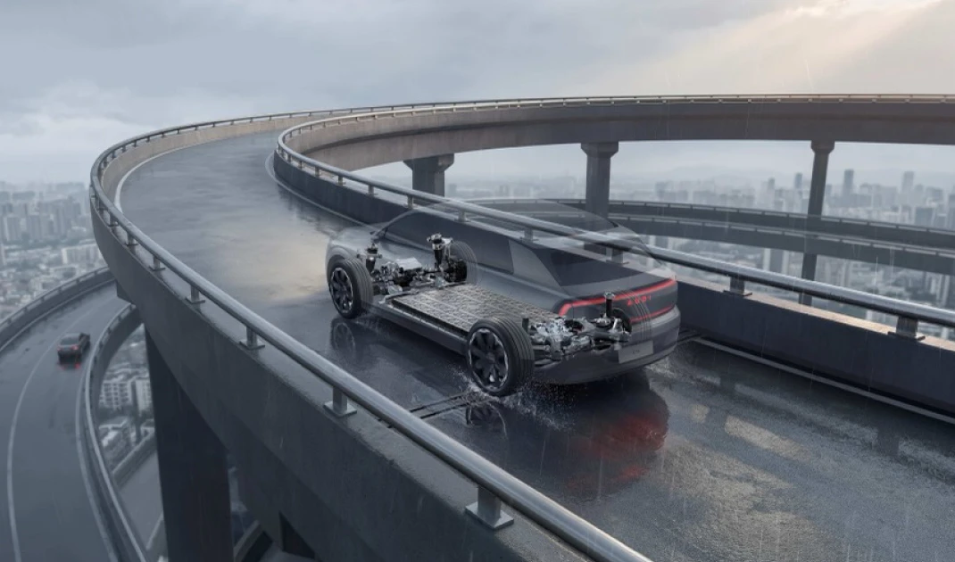 Audi e7x Flagship quattro technology view