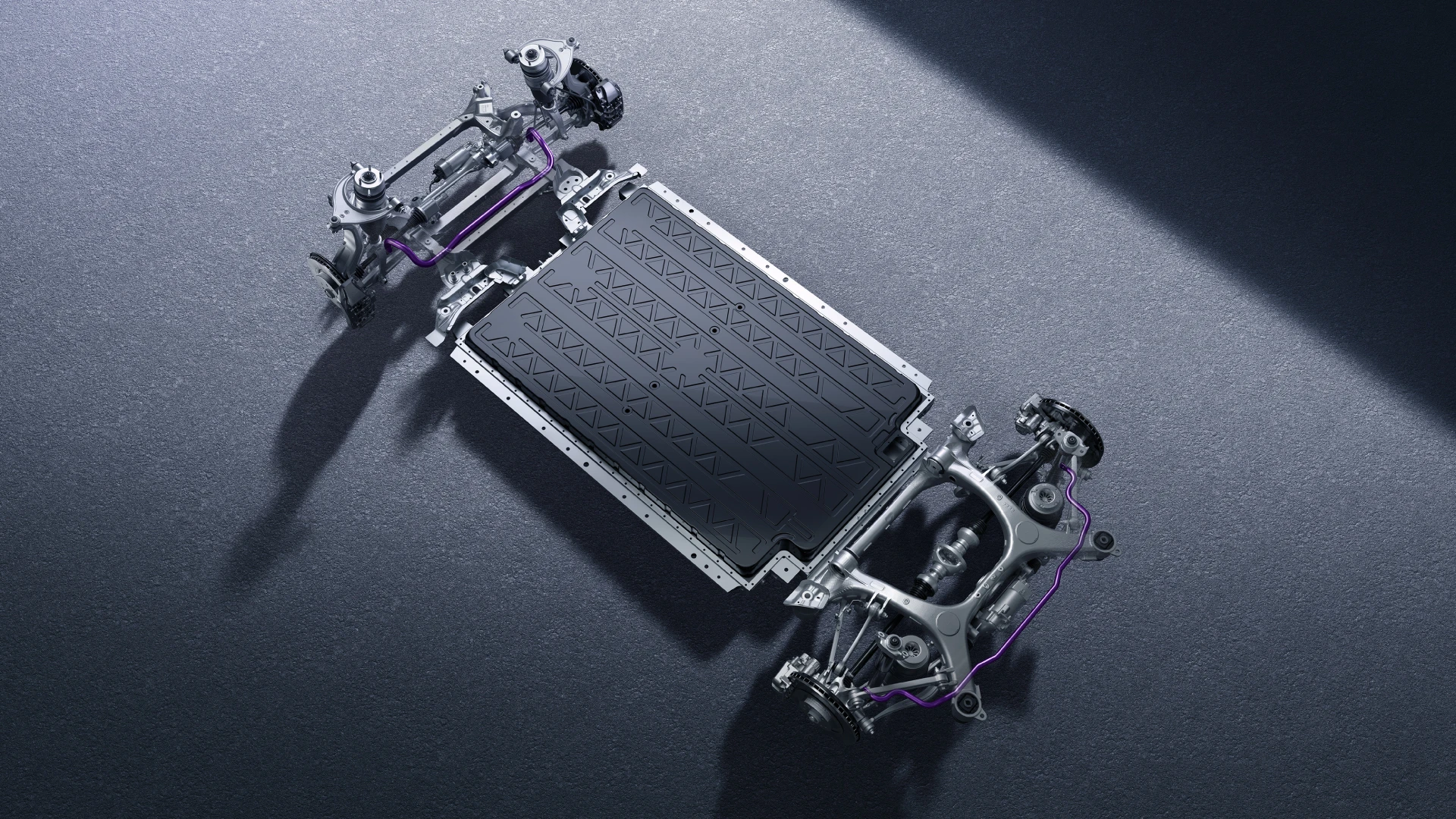 Audi e7x Flagship quattro chassis view