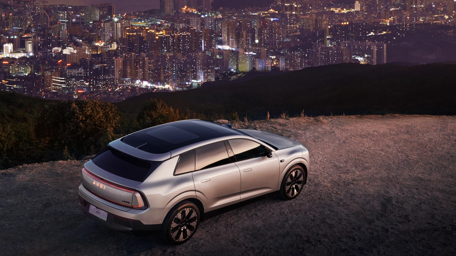 Audi e7x Pioneer Pro exterior view
