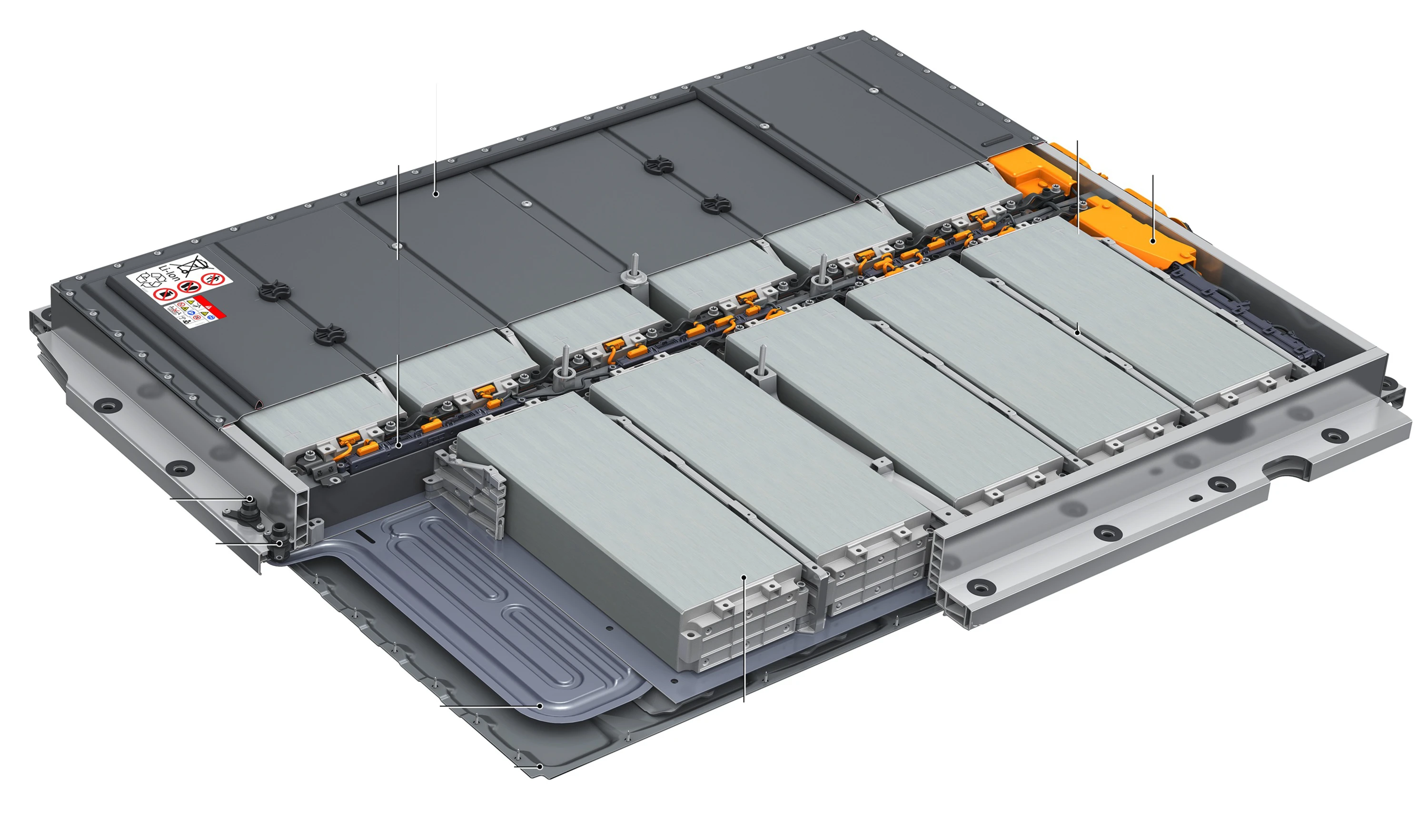 Audi Q4 35 e-tron (GEN1) battery view