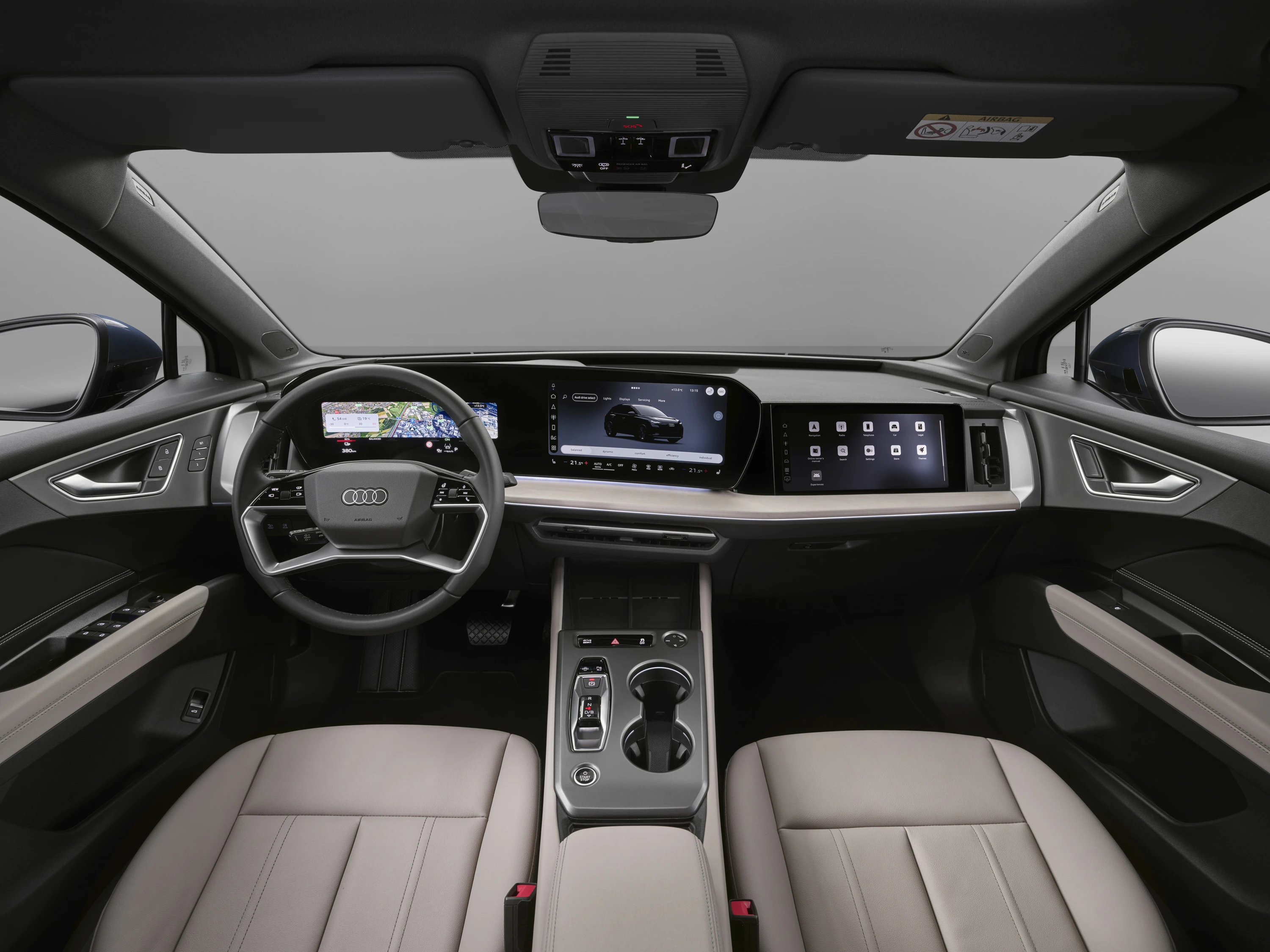 Audi Q4 e-tron performance interior view