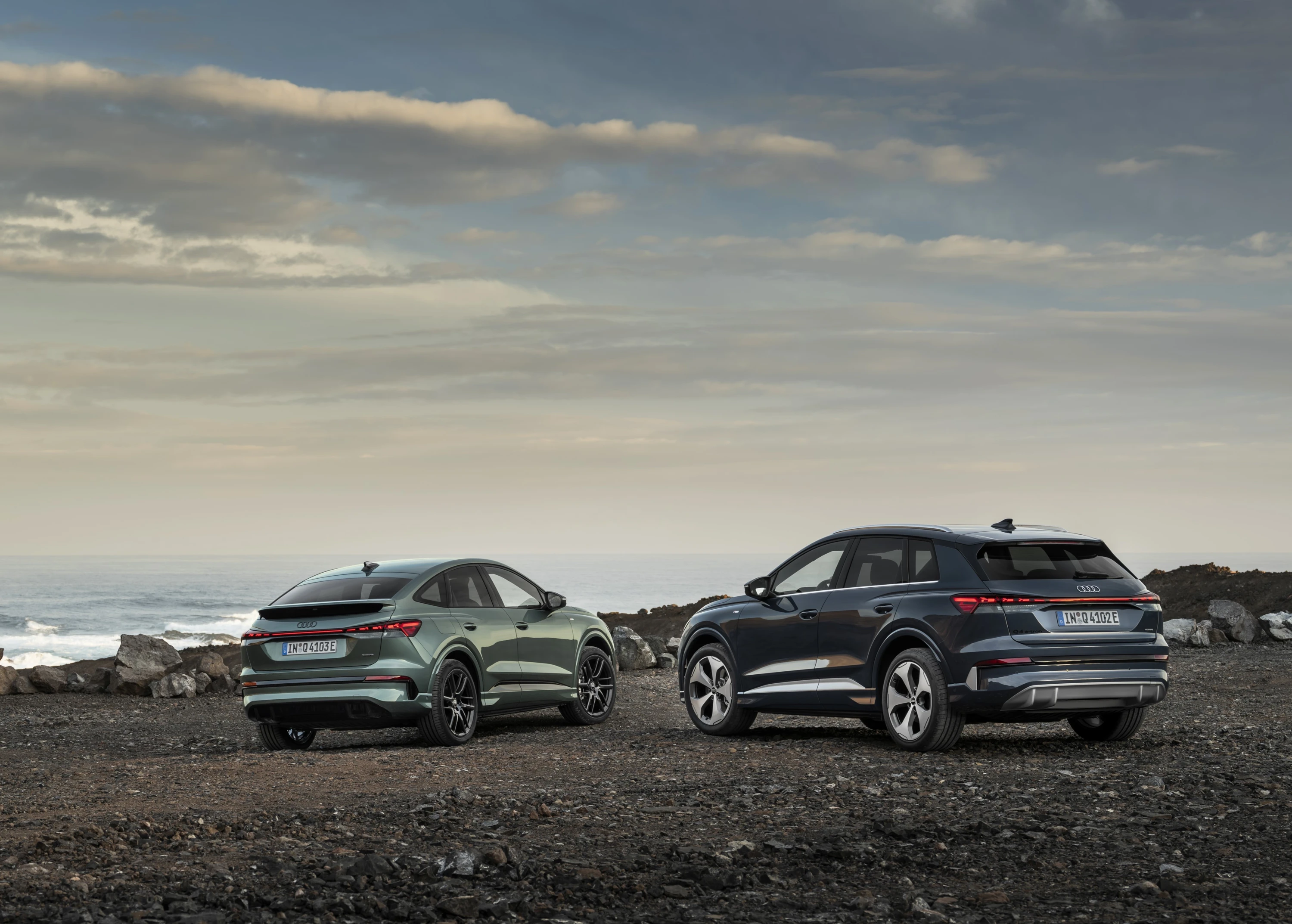 Audi Q4 e-tron performance exterior view