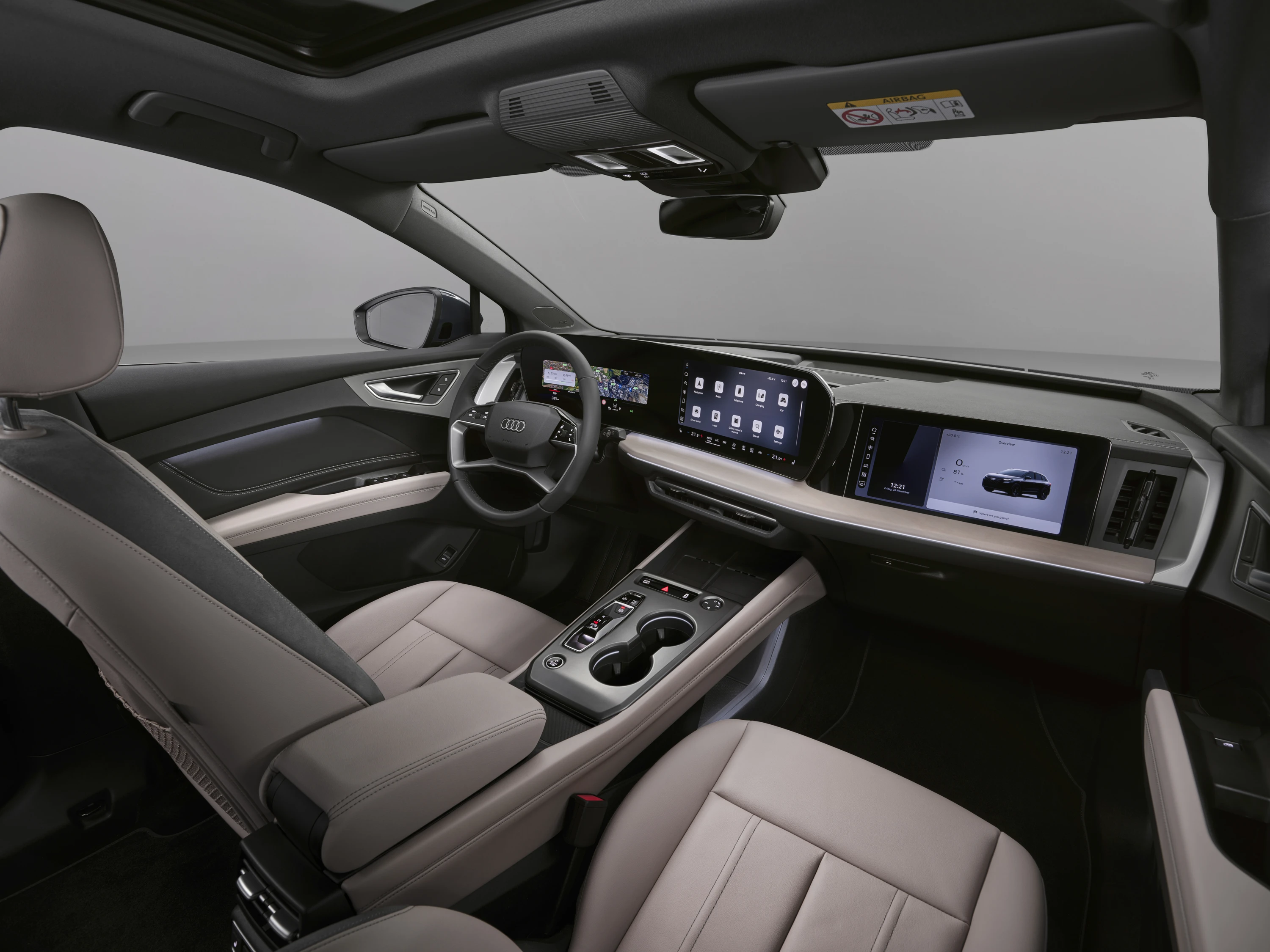 Audi Q4 e-tron performance interior view
