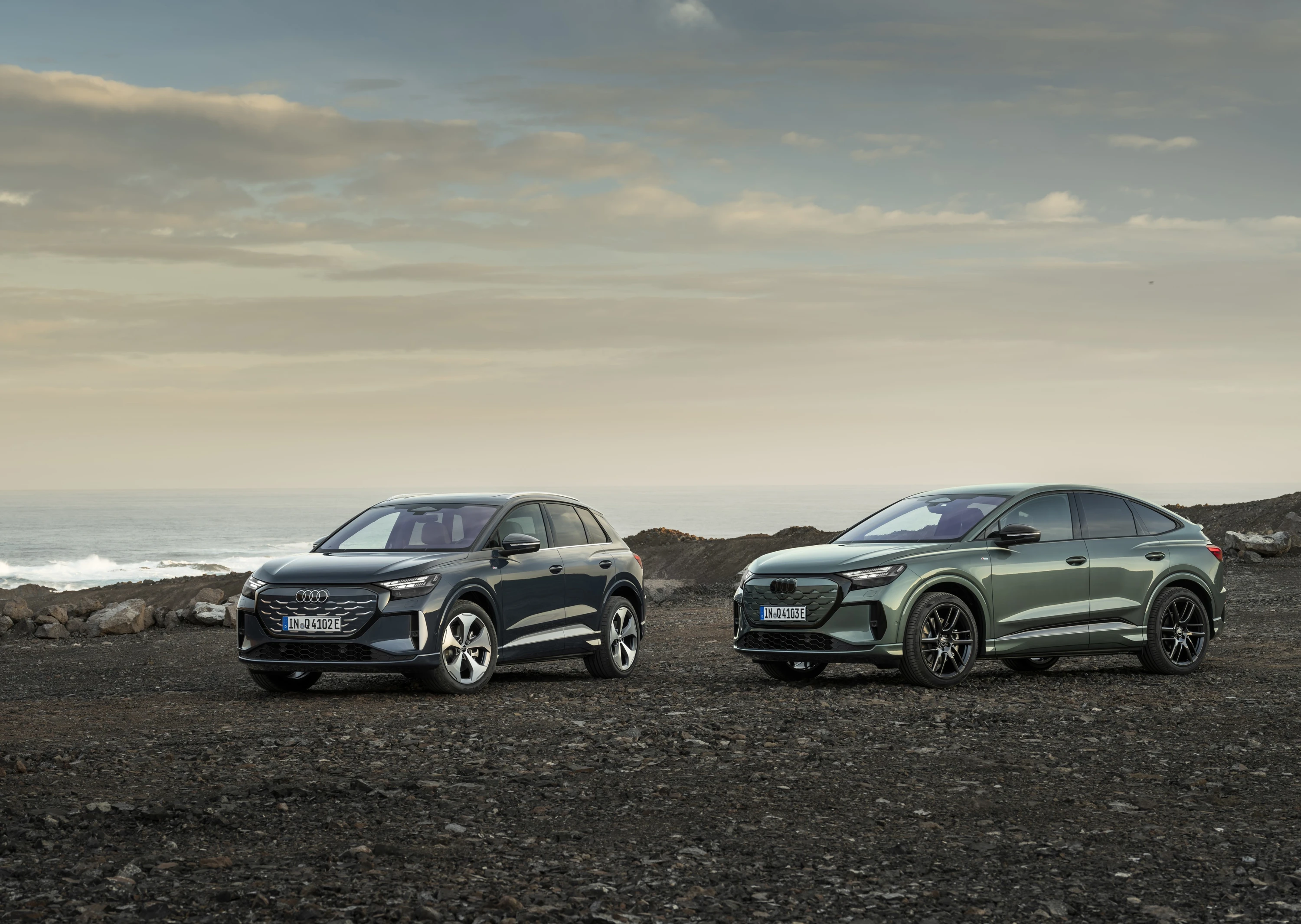 Audi Q4 e-tron Sportback quattro performance exterior view