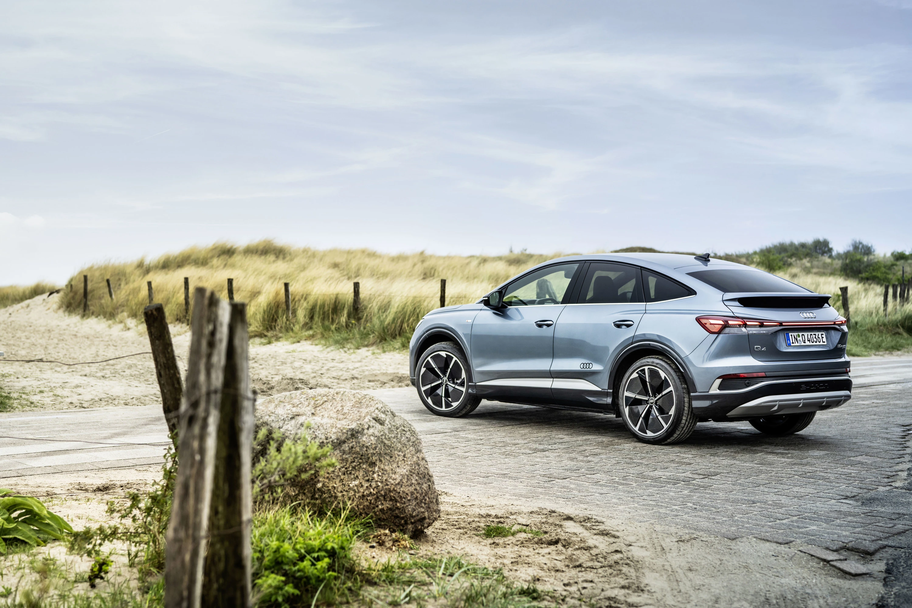 Audi Q4 Sportback 40 e-tron exterior view