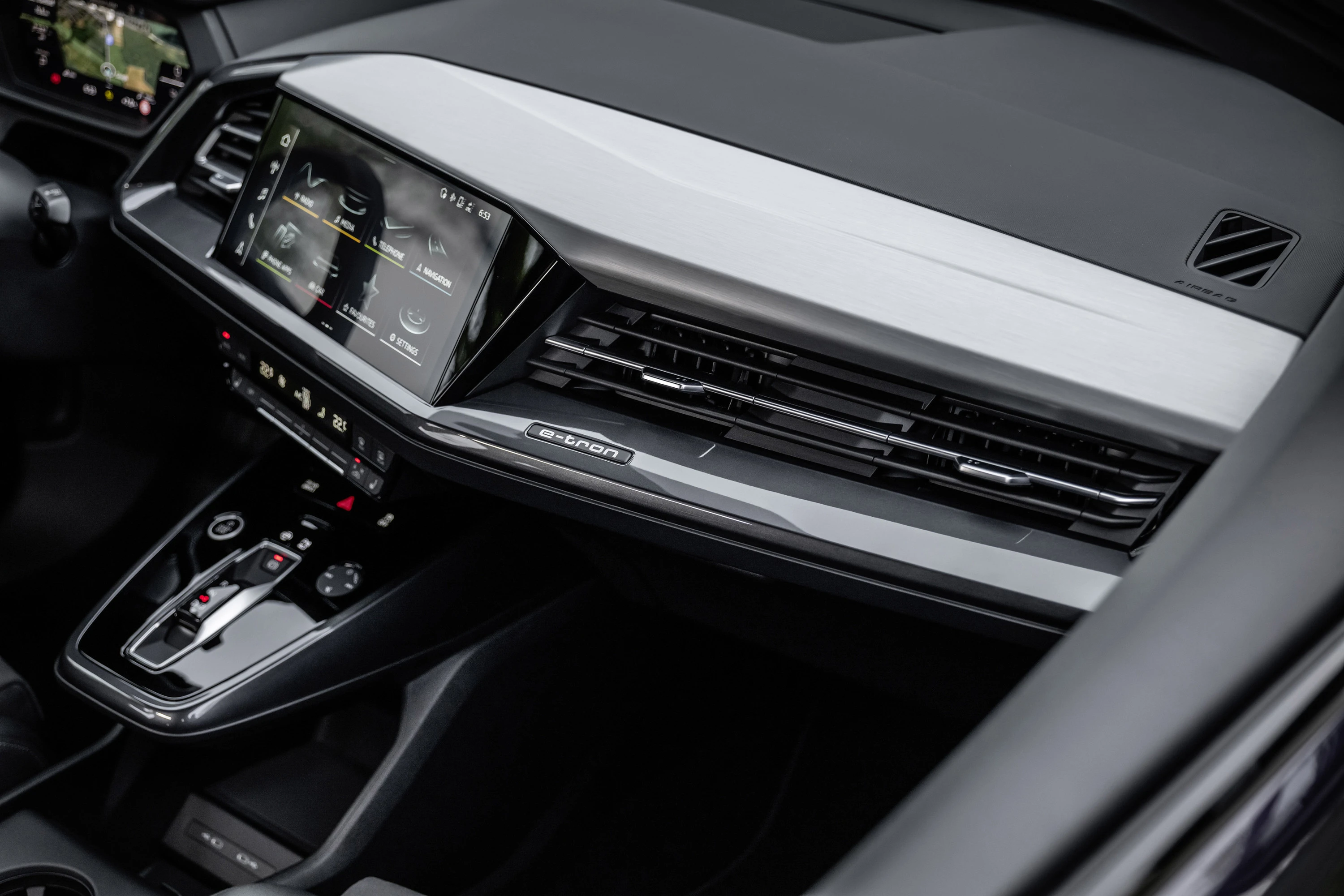 Audi Q4 Sportback 45 e-tron interior view