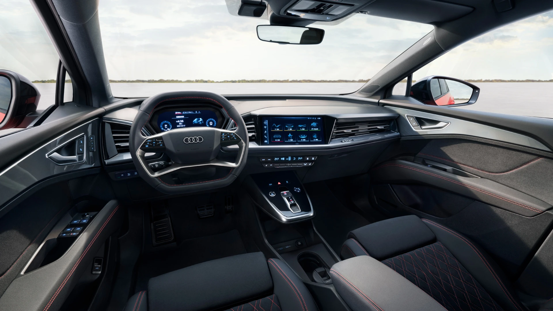 Audi Q5 e-tron 40 interior view