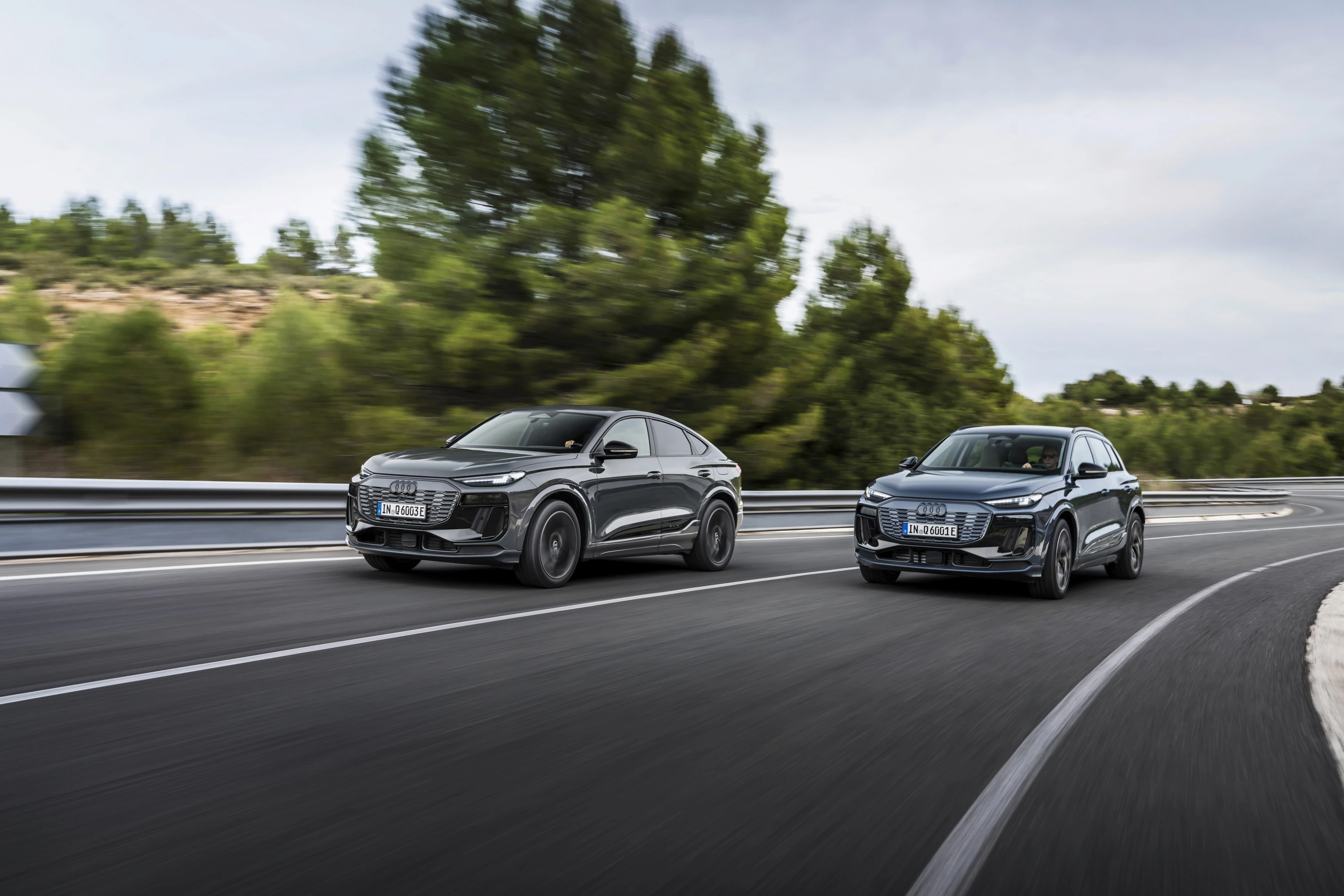 Audi Q6 Sportback e-tron dynamic view