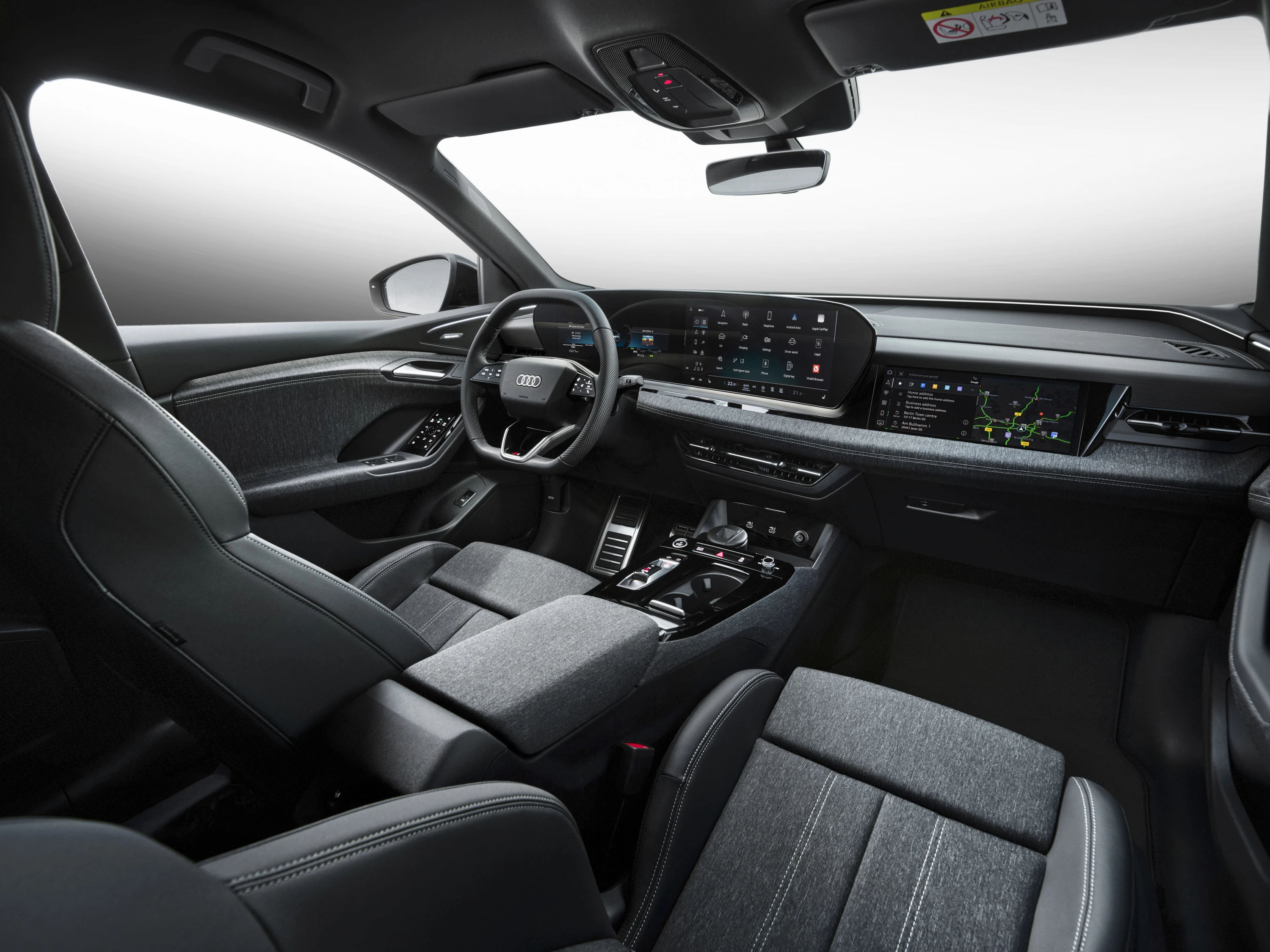 Audi Q6 Sportback e-tron quattro interior view