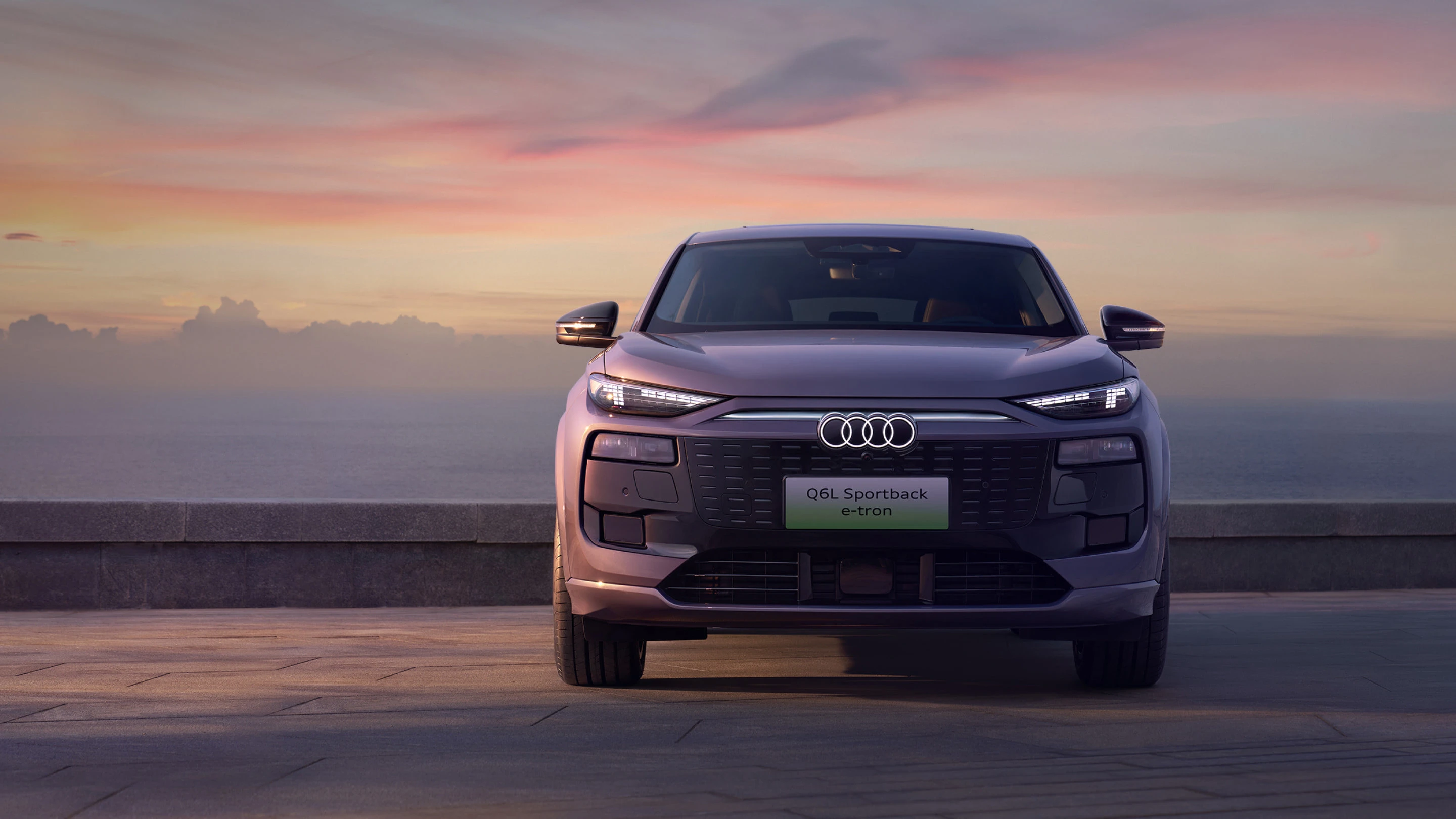 Audi Q6L Sportback e-tron quattro exterior view