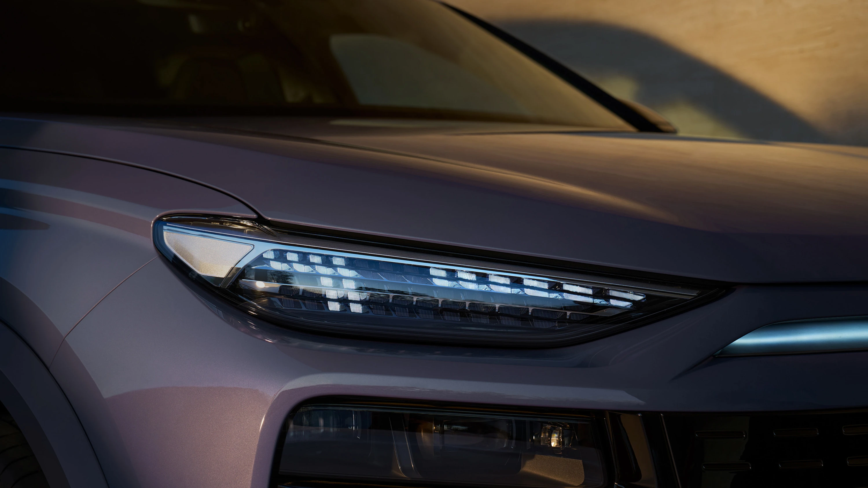 Audi Q6L Sportback e-tron quattro headlights view