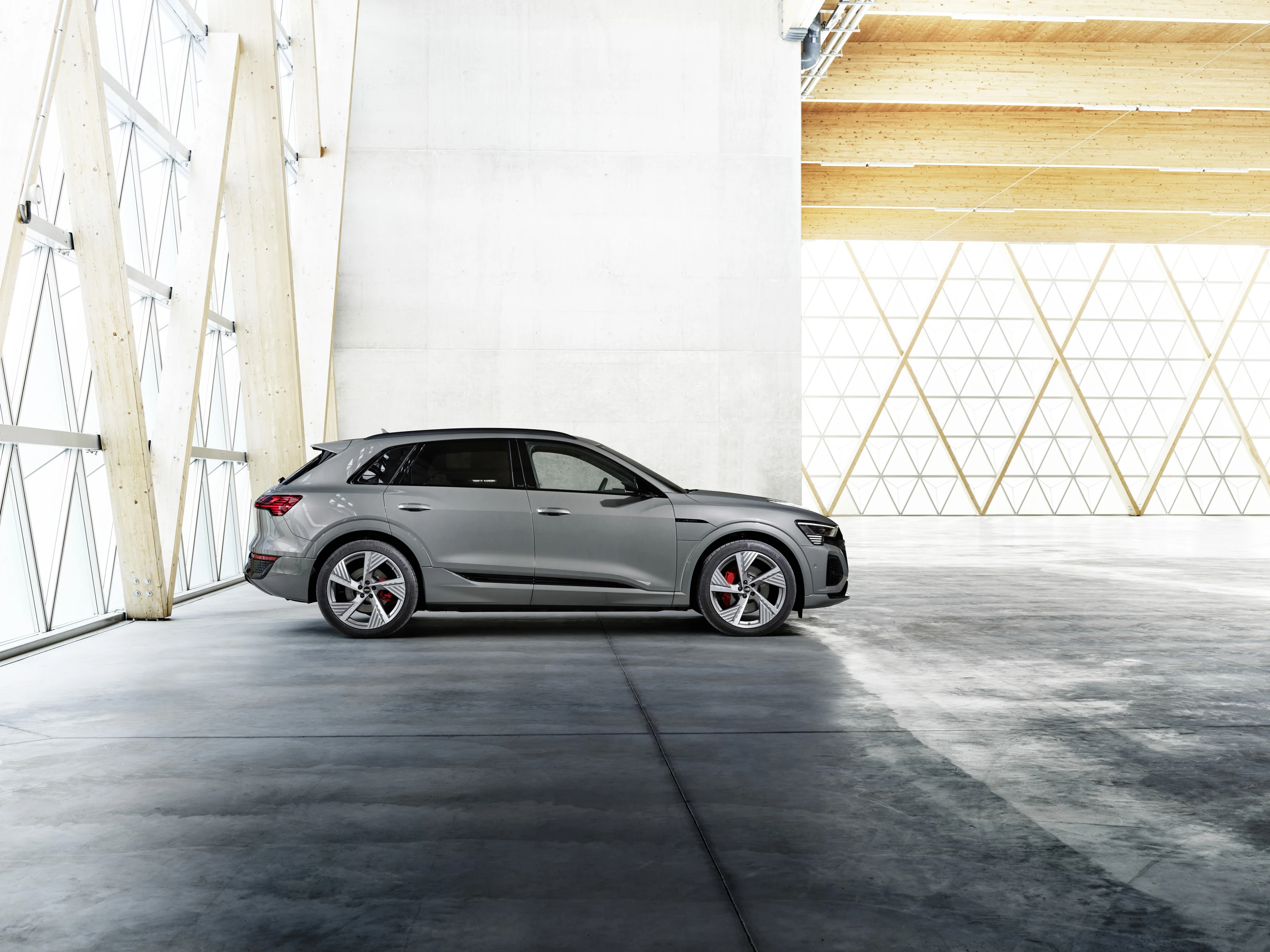 Audi Q8 50 e-tron exterior view
