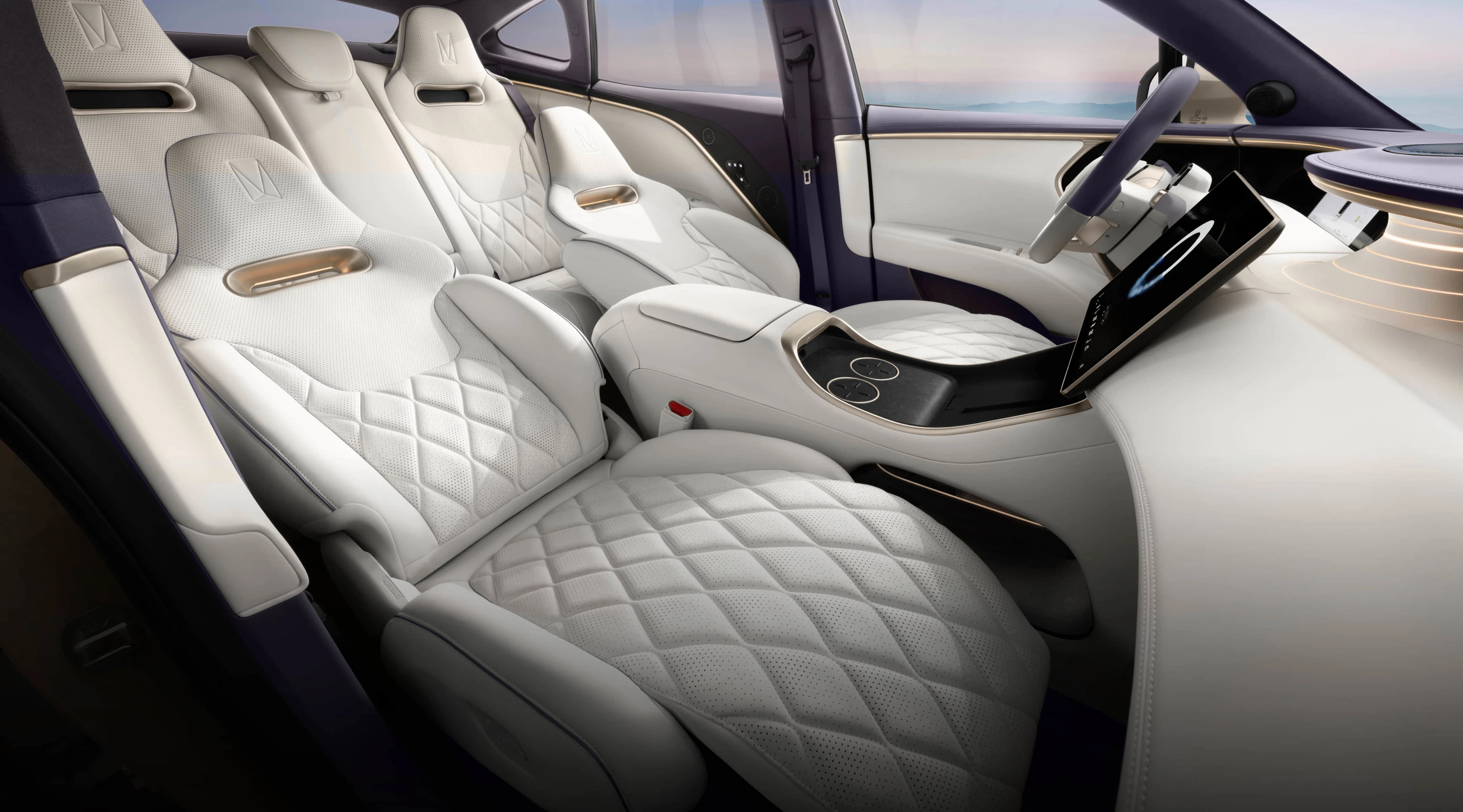 AVATR 11 AWD EV frontseats view