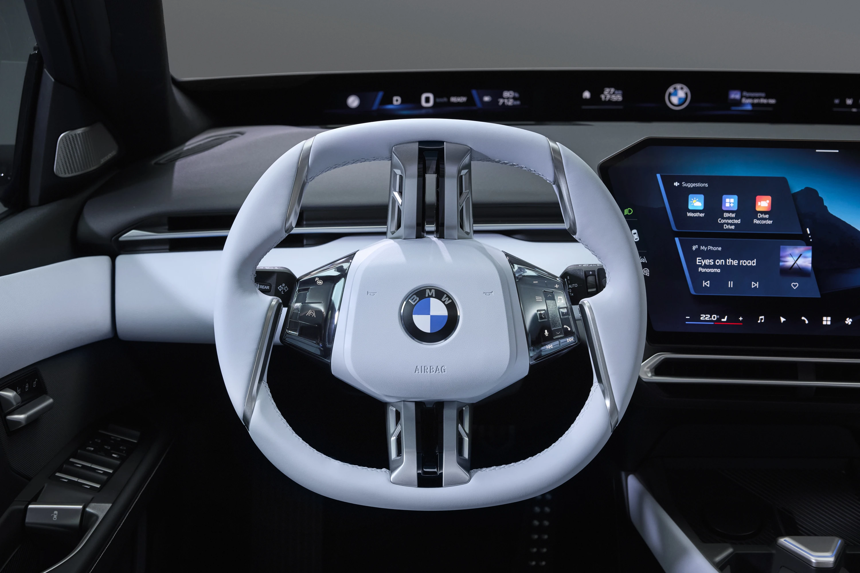 BMW i3 50 xDrive steeringwheel view