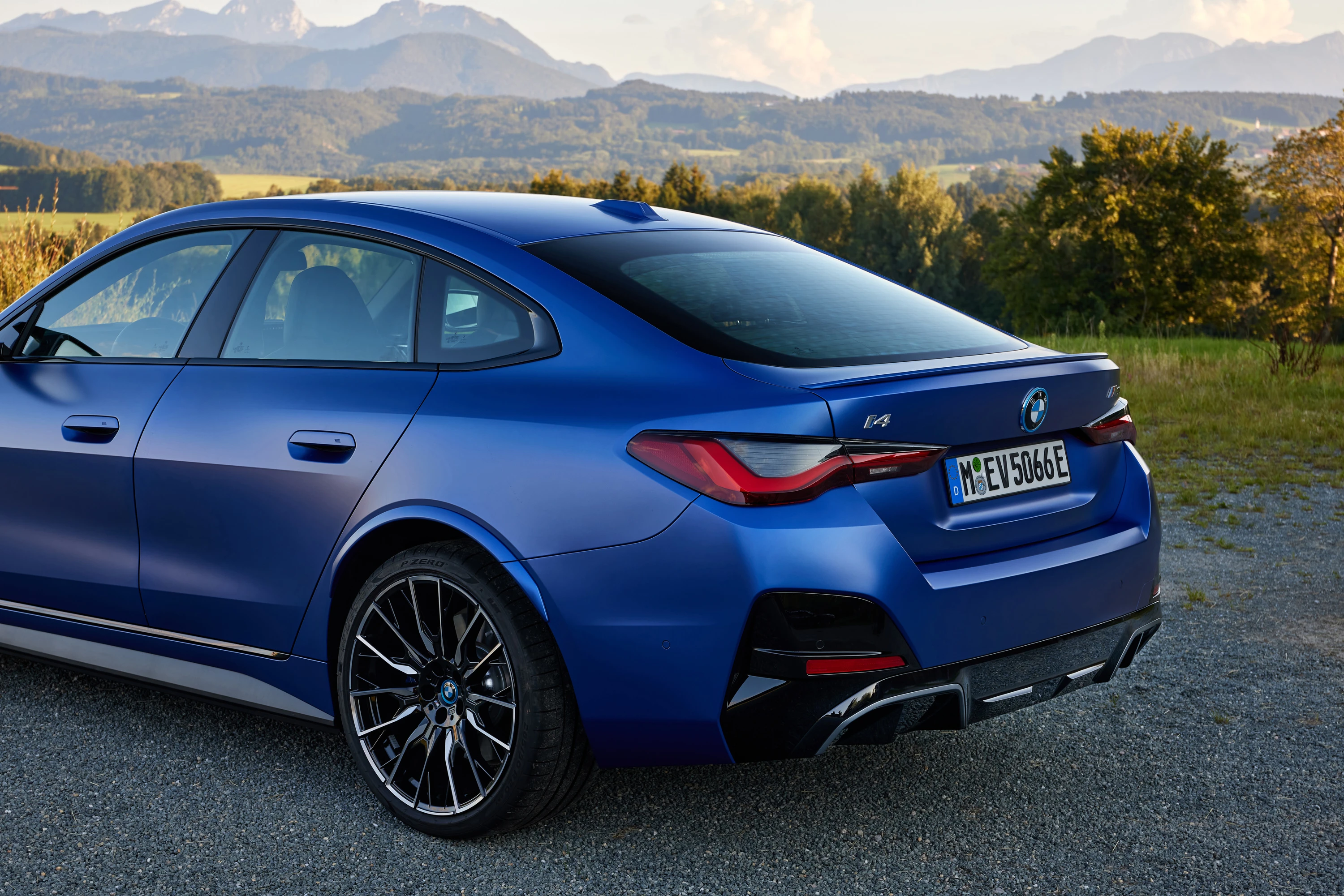 BMW i4 M50 exterior view