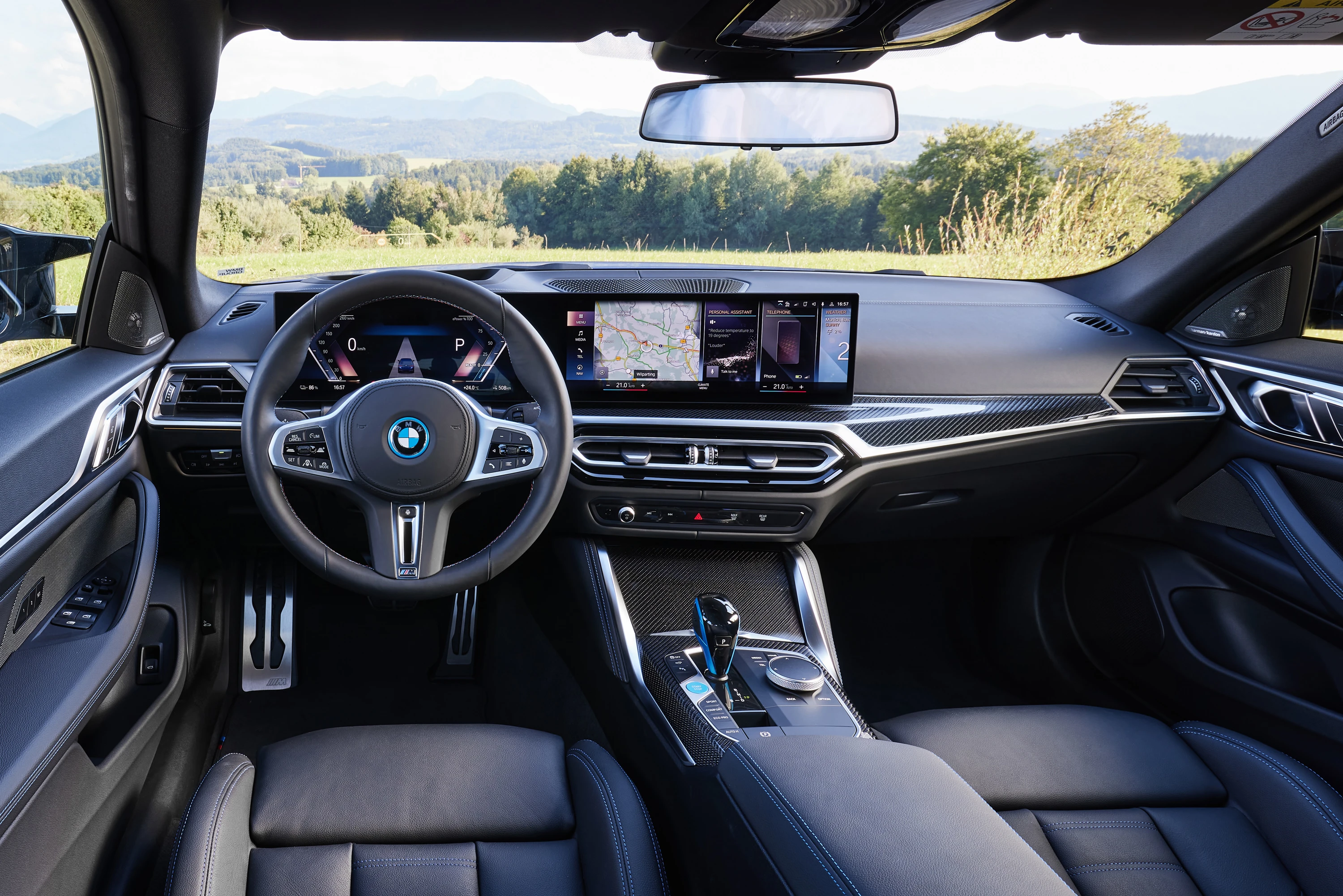 BMW i4 M60 xDrive interior view