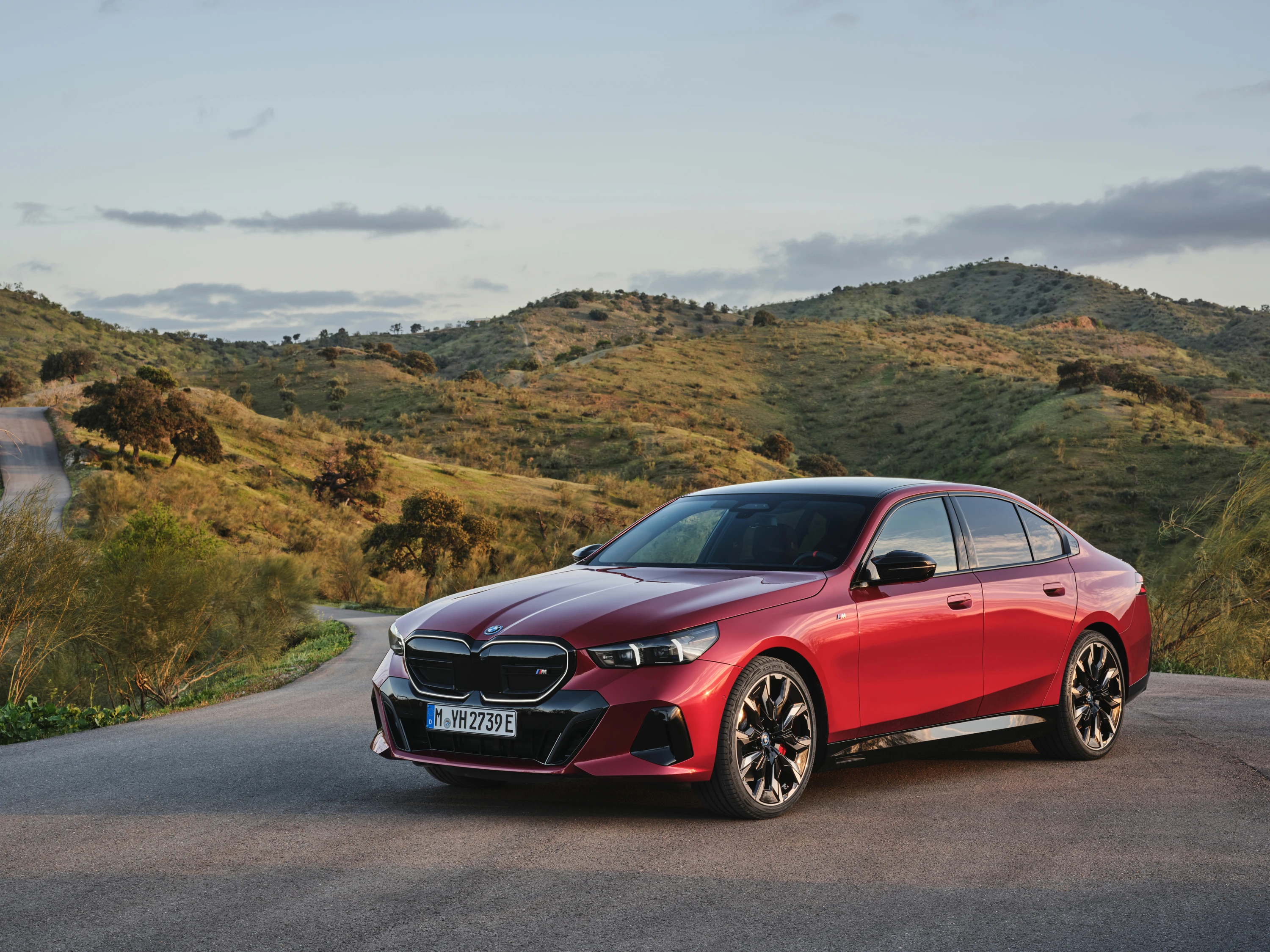 BMW i5 M60 xDrive electric vehicle exterior