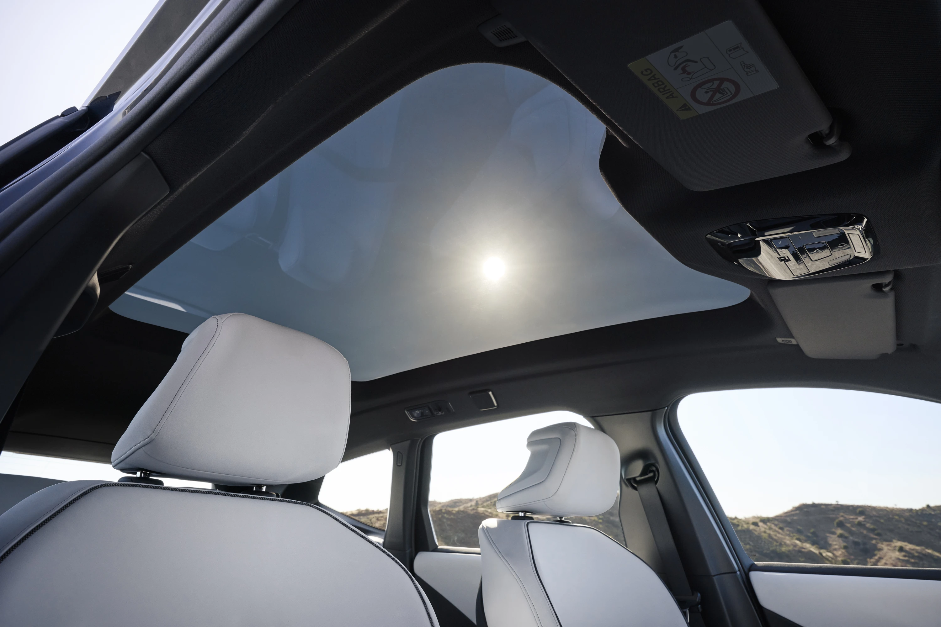 BMW iX3 40 roof view