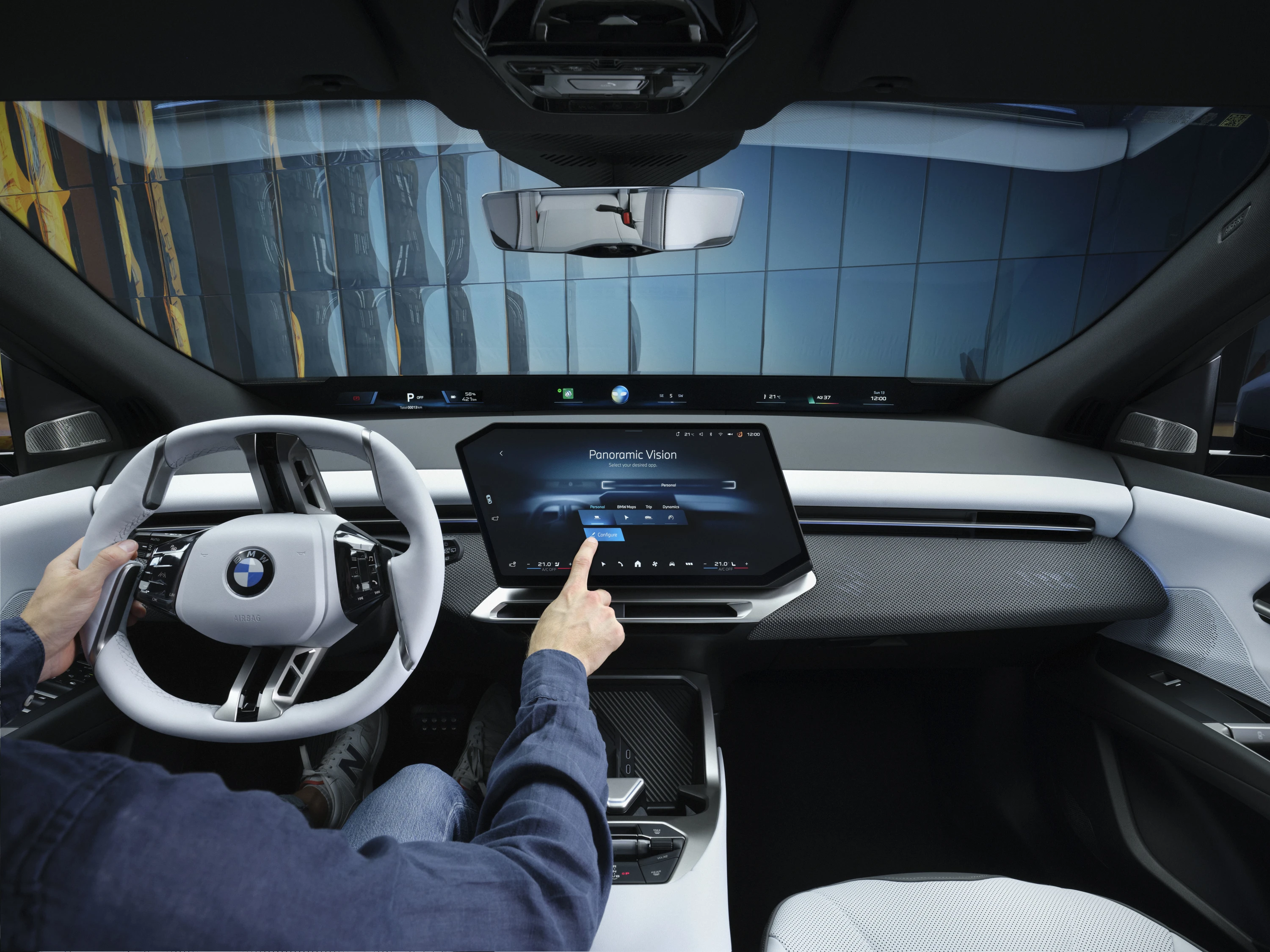 BMW iX3 40 screens view