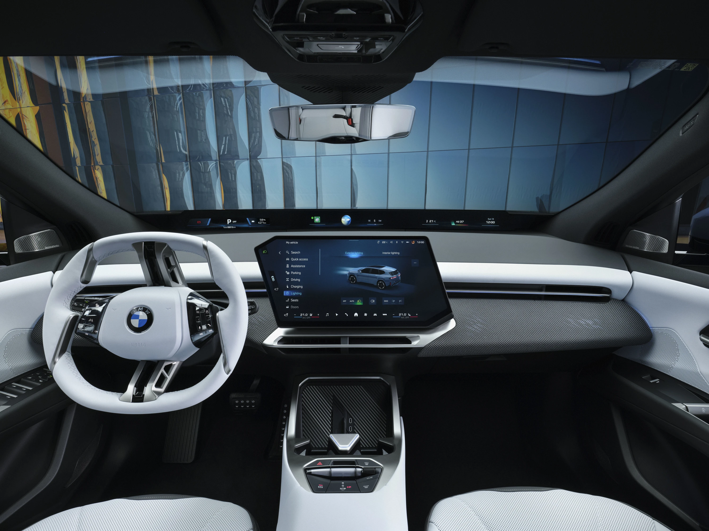 BMW iX3 40 interior view