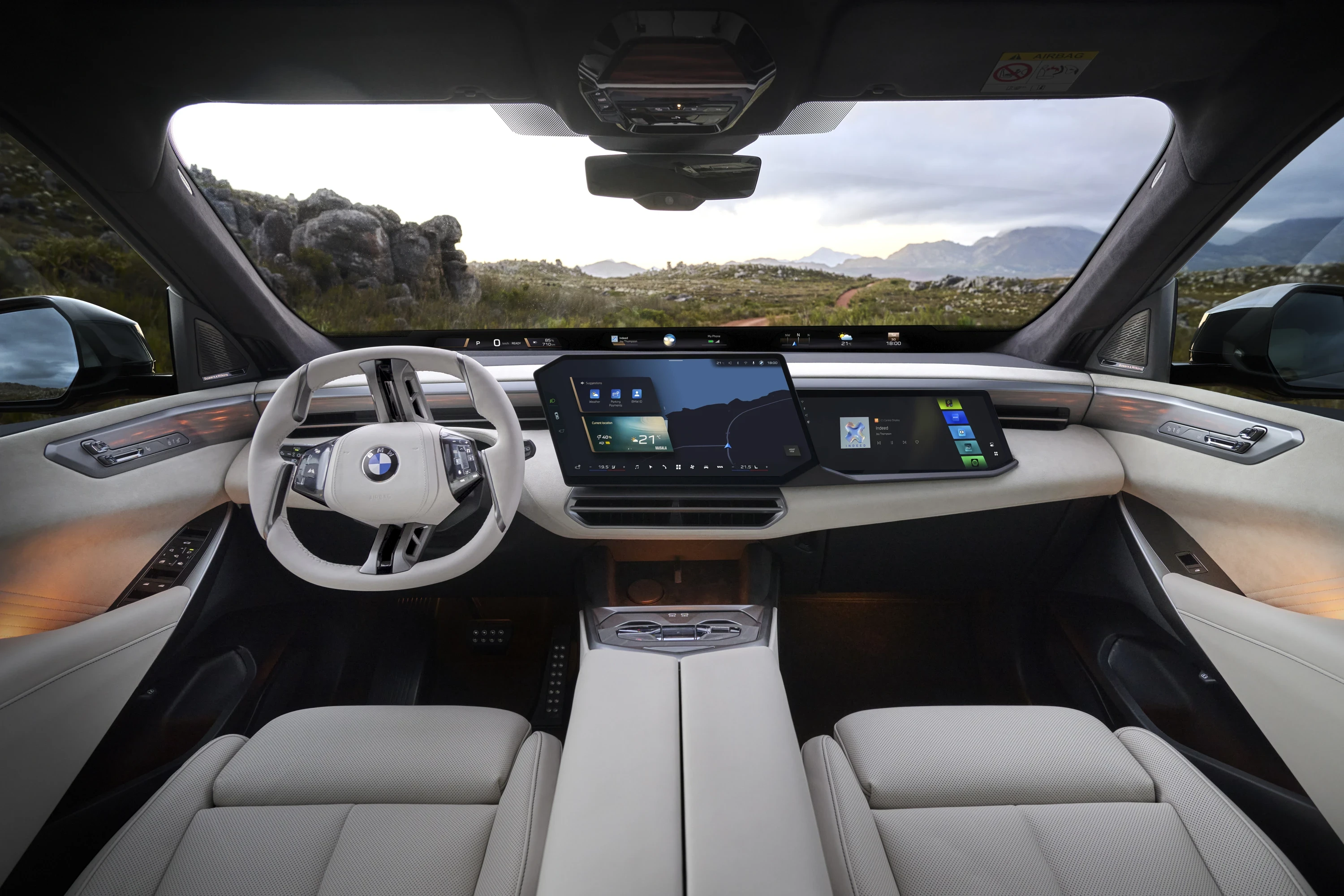 BMW iX5 60 xDrive interior view
