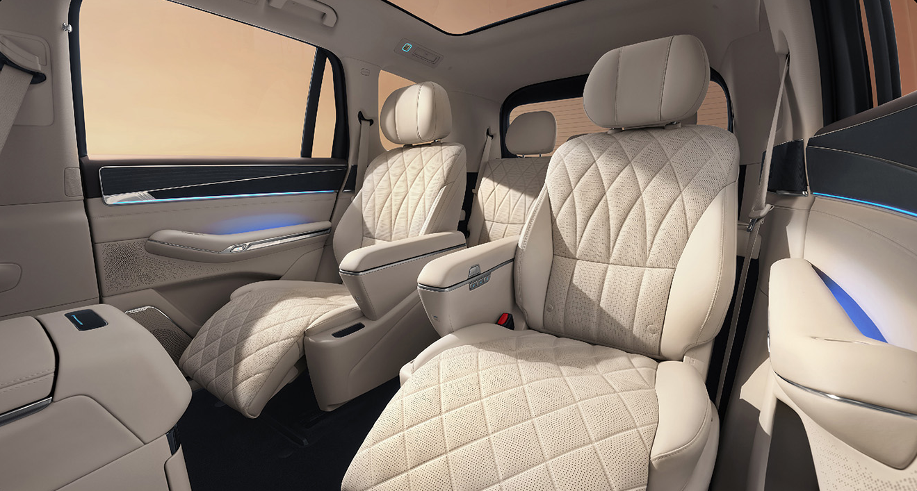 BYD Great Tang EV 850 AWD secondrowseats view