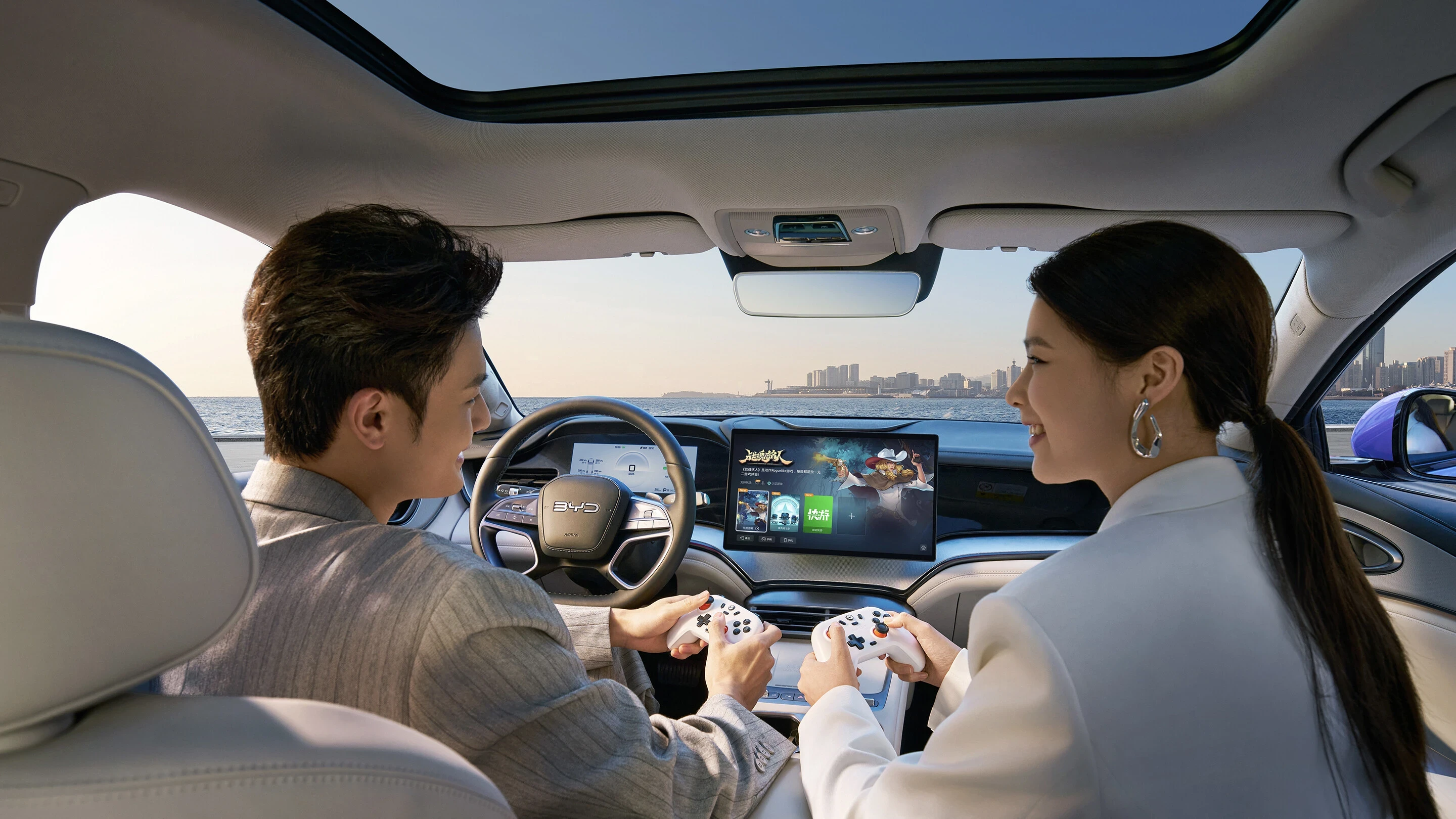BYD Seal 07 EV interior view