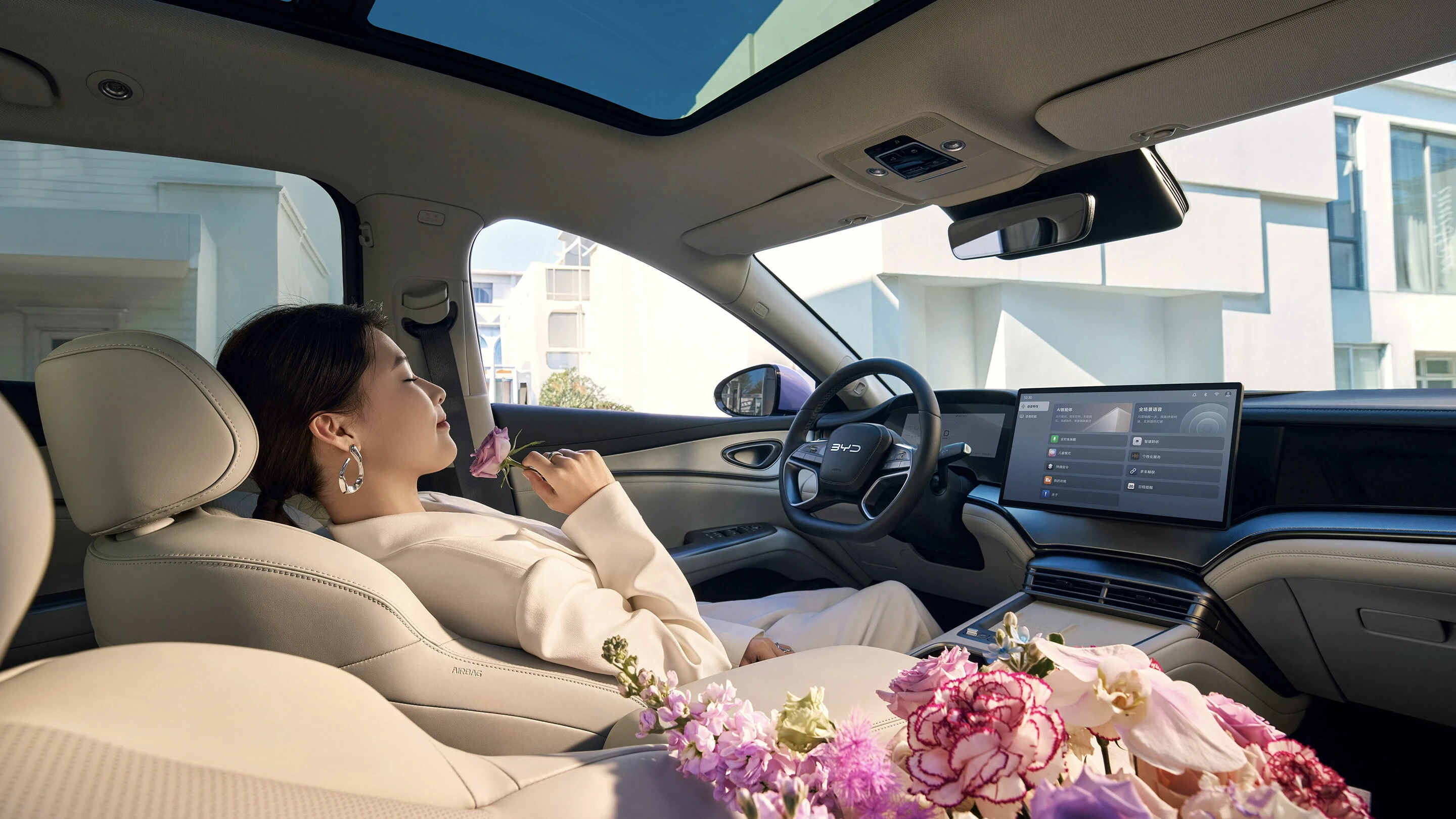 BYD Seal 07 EV interior view