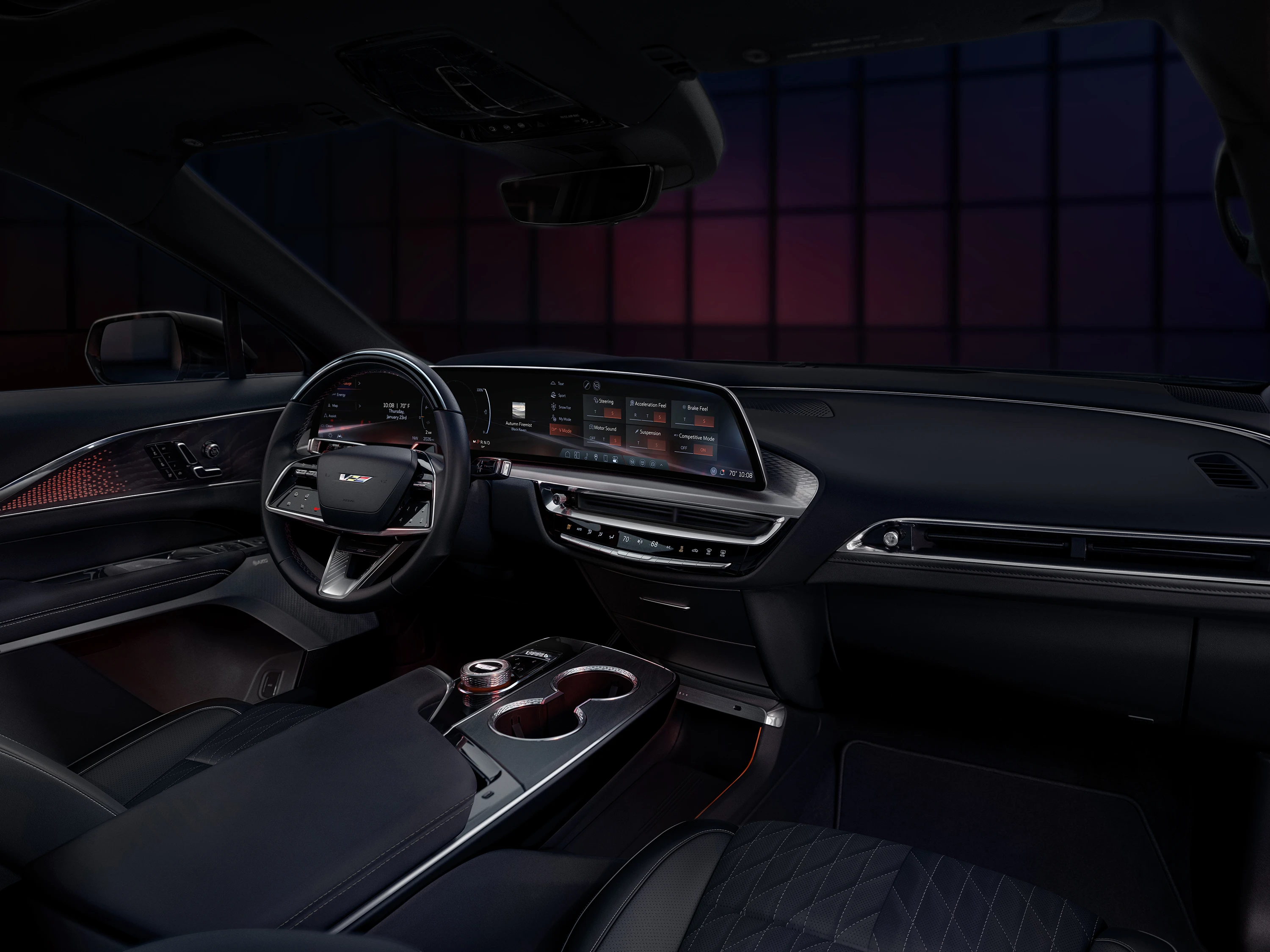 Cadillac LYRIQ-V interior view