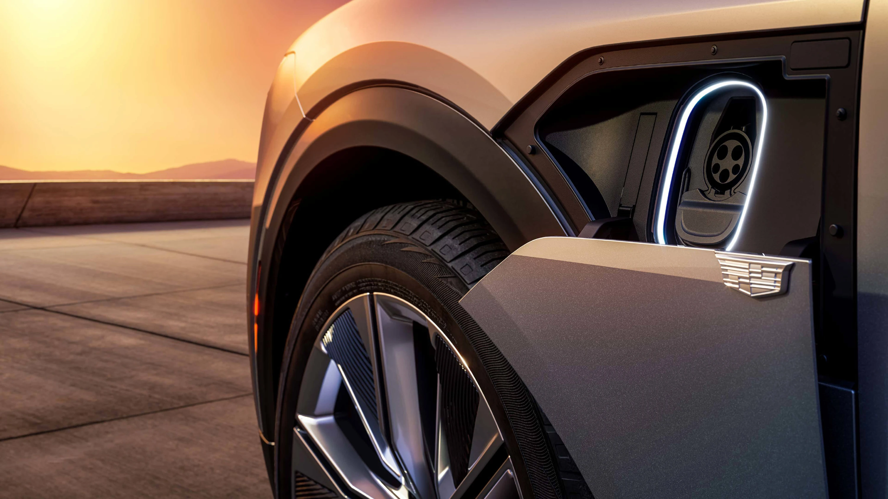 Cadillac LYRIQ RWD chargeport view