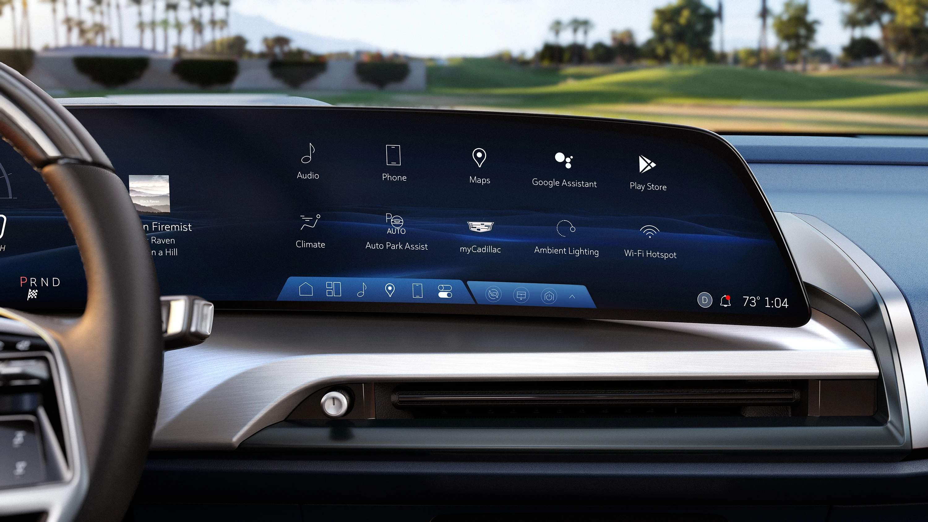Cadillac VISTIQ AWD screens view